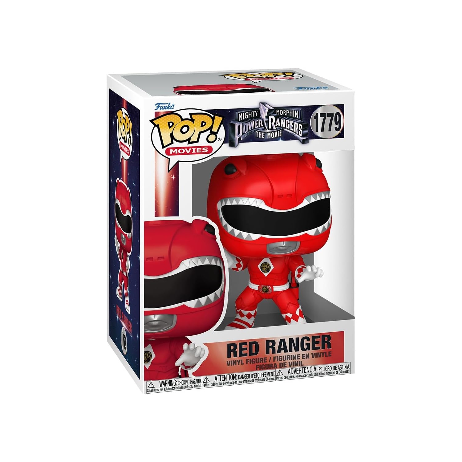 Pop Movies Power Rangers 3.75 Inch Action Figure - Red Ranger #1779