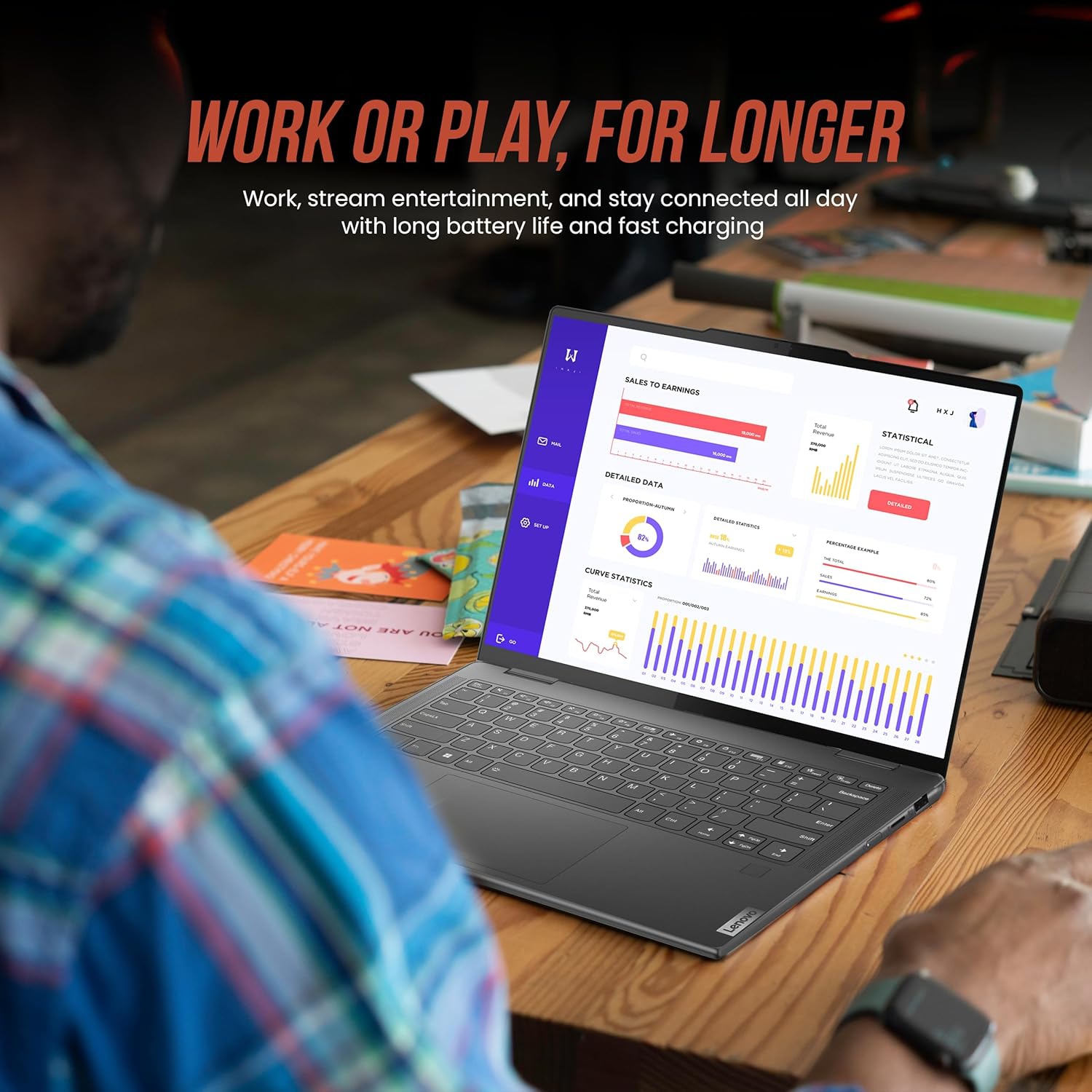 Open Box - Lenovo Yoga 7i 2-in-1 14" 2.2K Touchscreen Laptop, Intel i5-1335U, 512GB SSD, 16GB RAM, Intel Iris Xe, Backlit Keyboard, Fingerprint