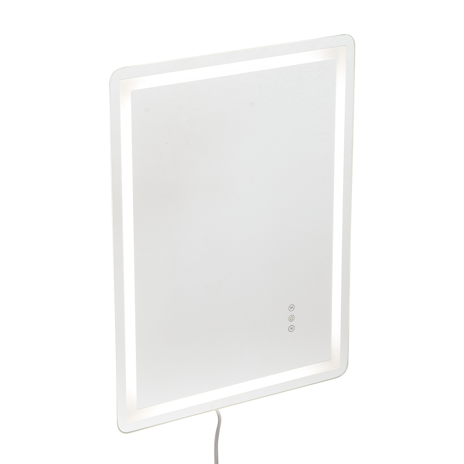 VEVOR 24"x32" LED Bathroom Mirror, Vanity Mirror with Frontlit and Backlit, Anti-Fog Memory Mirror with Lights, Stepless 3 Colors Temperature