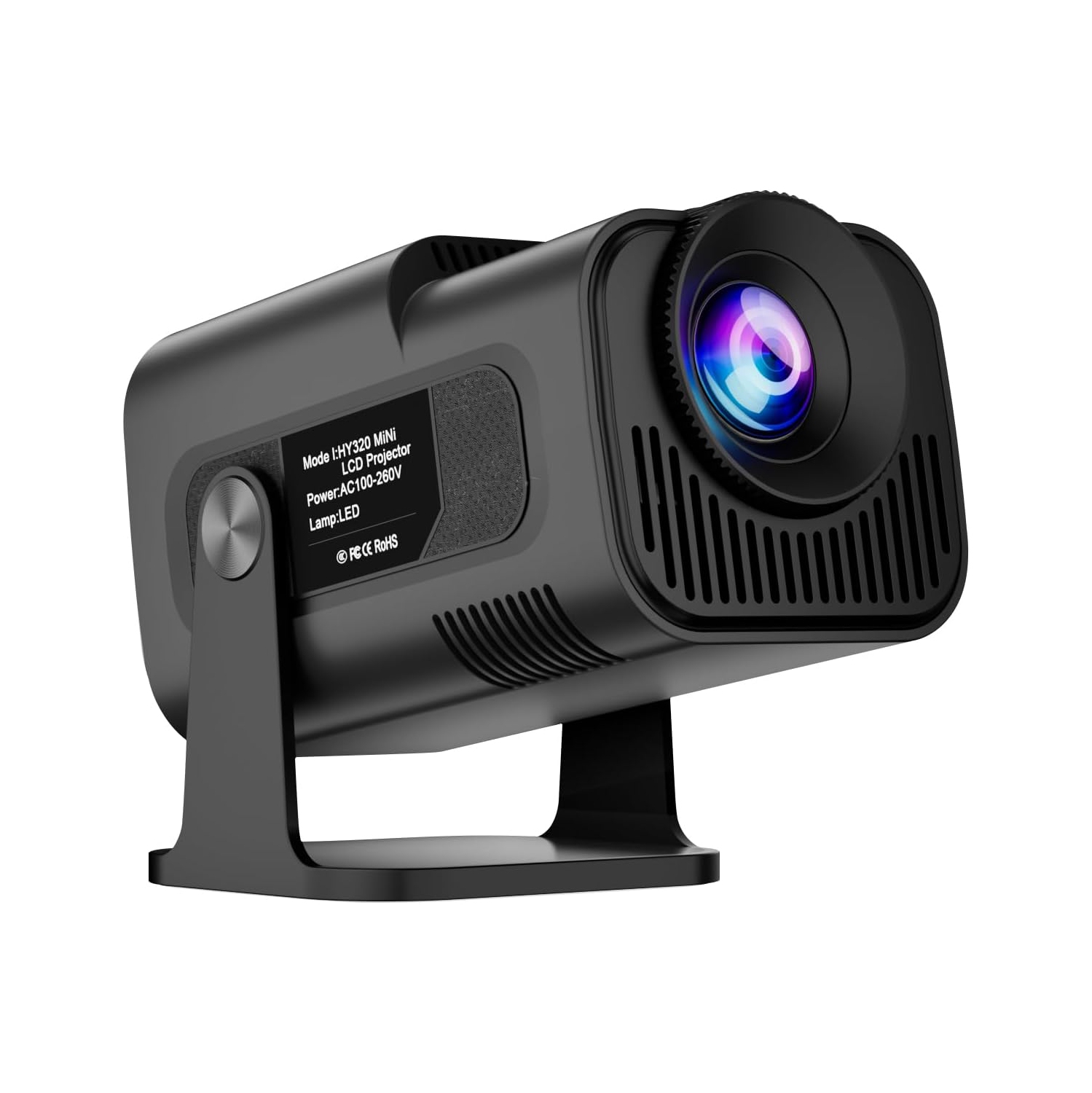 Projecteur intelligent 4K à courte focale&nbsp;: 1080P, Android 11, Wi-Fi, Bluetooth, correction automatique de la distorsion trapézoïdale Mini films