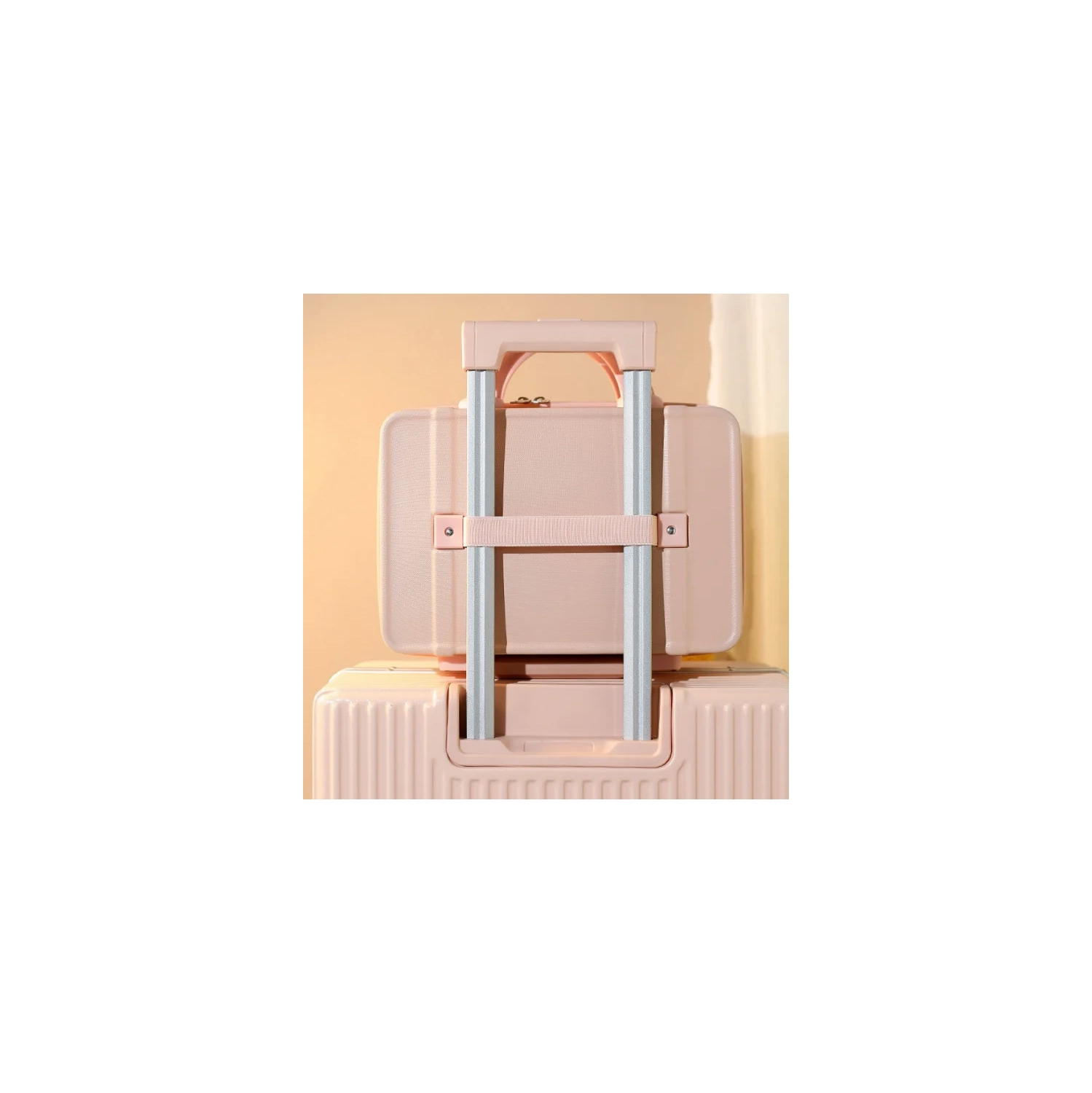 Mini étui de voyage 14 po petite valise cosmétique pour femmes valise légère sac de mot de passe courte distance avec verrou noir