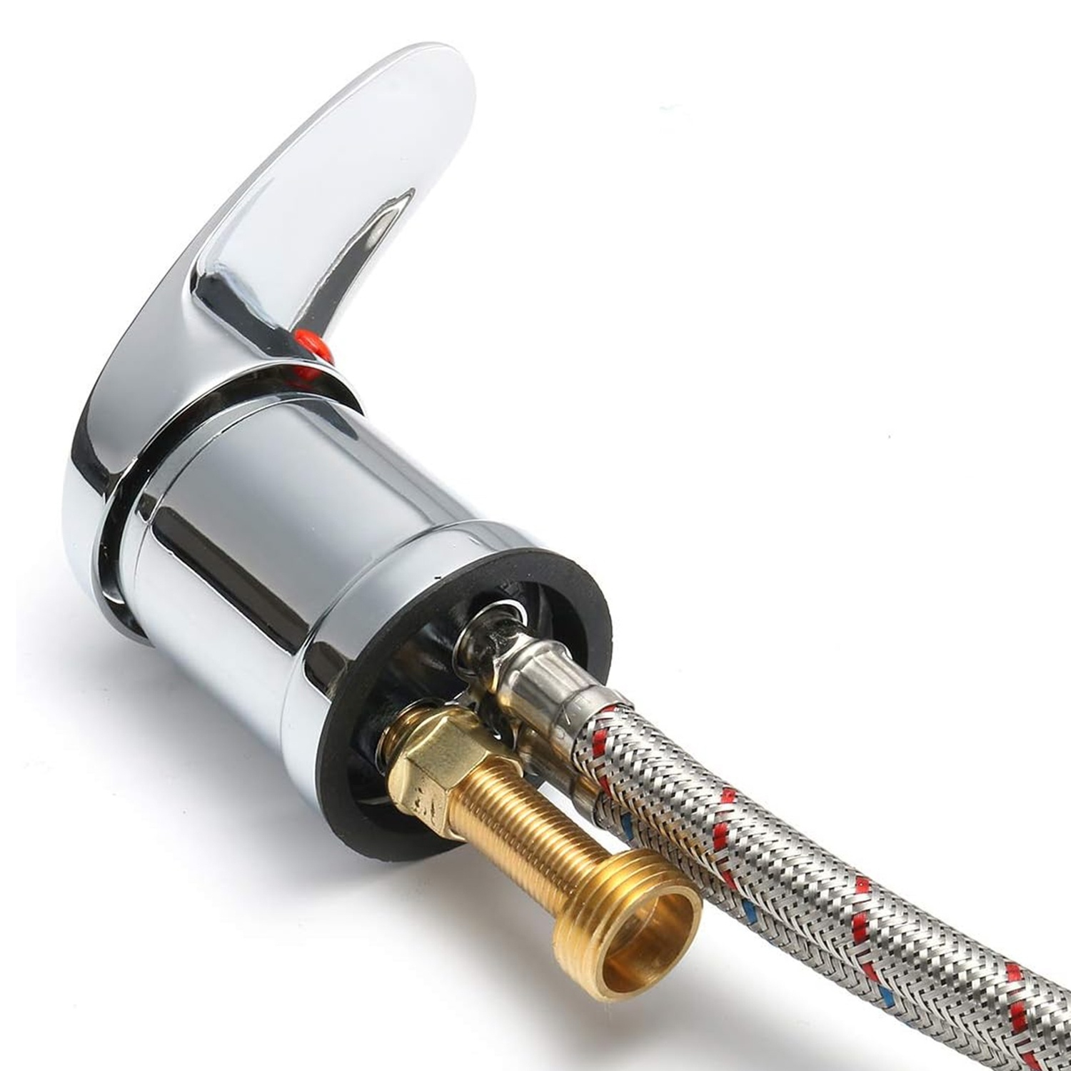 Mixer Taps Sprayer Set, Shower Head with Hose Handheld Shower Head Salon Barber Faucet with Hot and Cold Mixing Valve for Hair Salon Bathing Spa