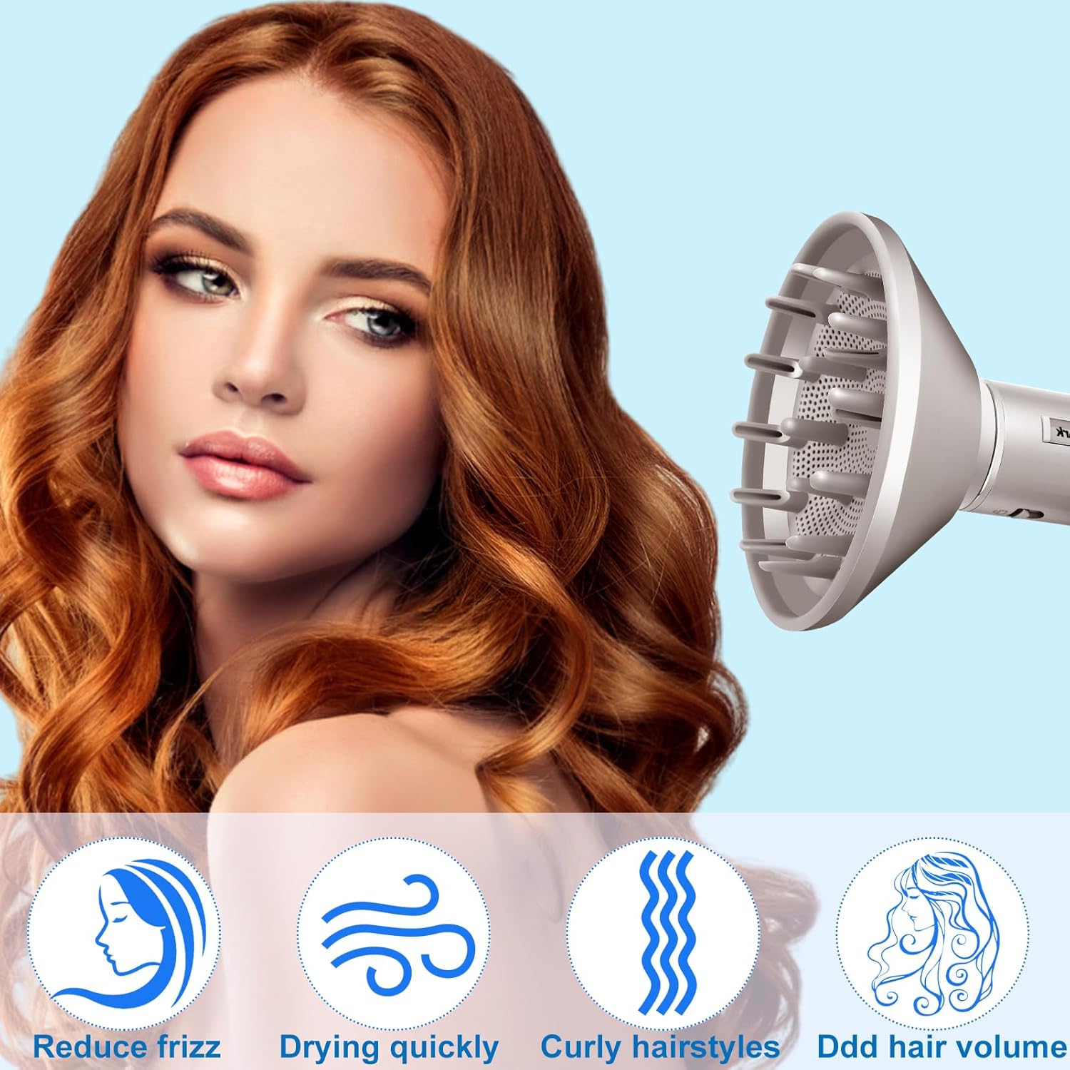 Embout diffuseur pour sèche-cheveux, embout de diffuseur FlexStyle pour Shark HD430, accessoire pour outil de coiffure Shark FlexStyle