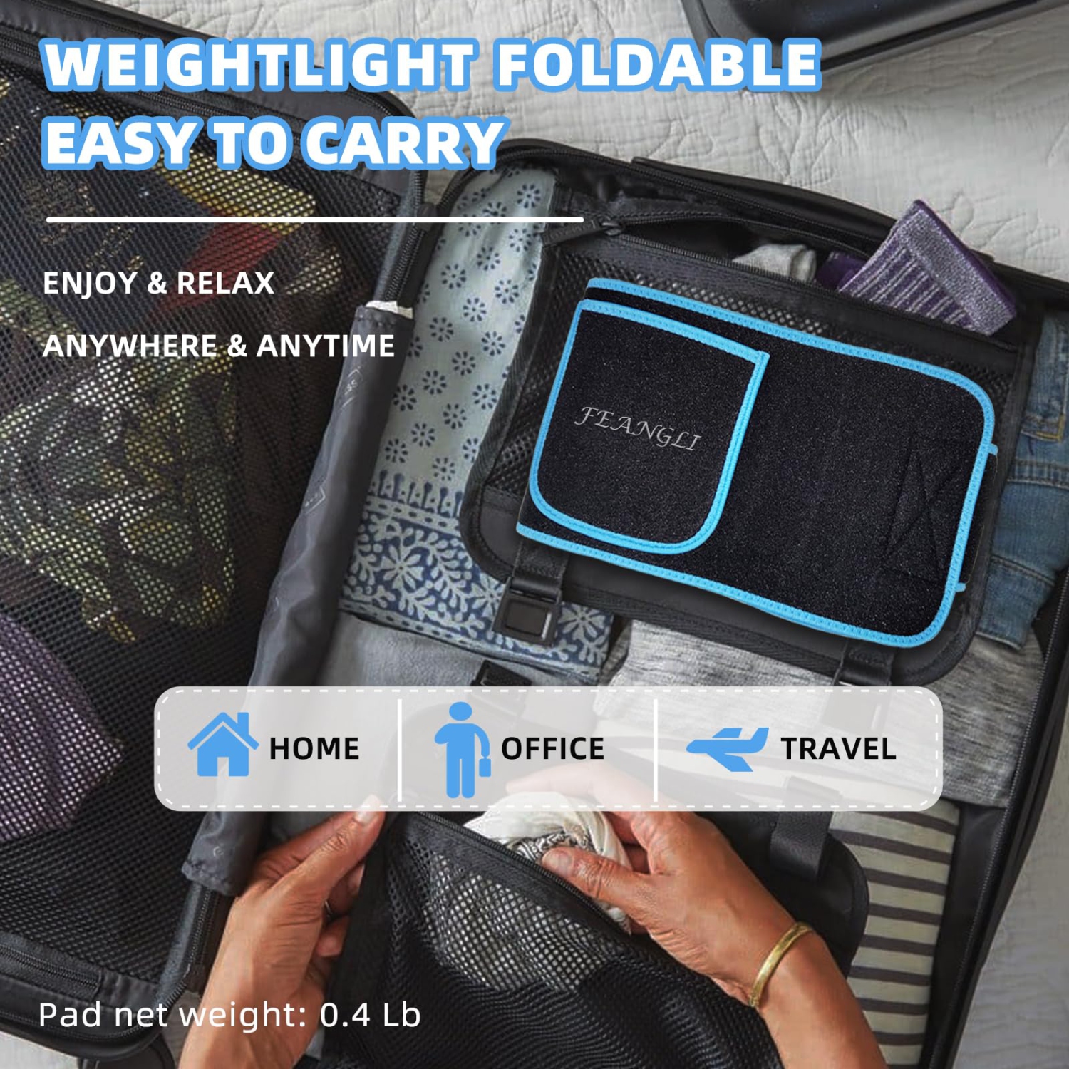 Red Light Therapy Blet, Infrared Light Therapy Pad Wrap for Body Pain Relief Wearable for Waist Back Stomach Muscle Repair LED 660nm&850nm with Timer