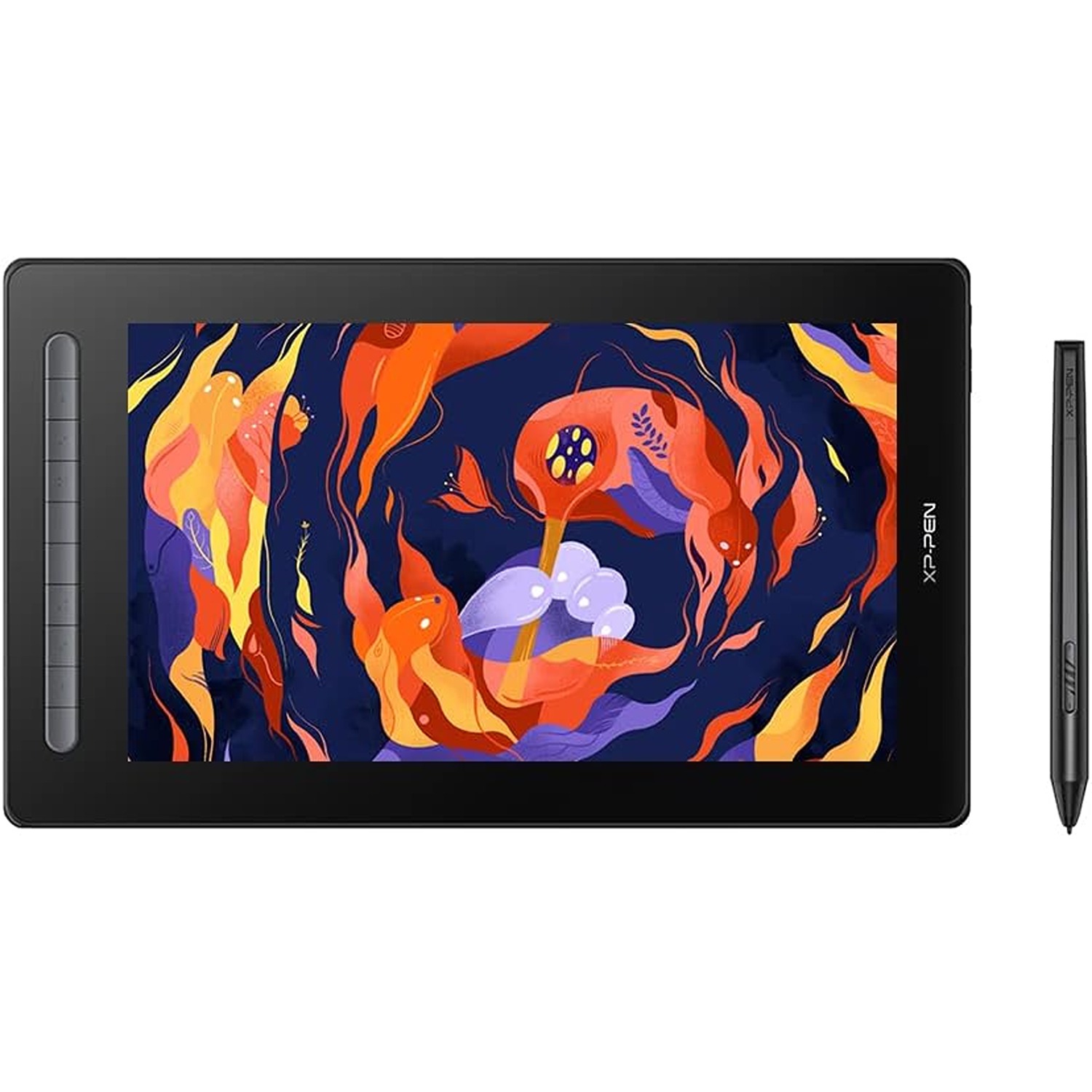 XP-Pen Artist16 2nd 15.6" FHD Drawing Tablet with Screen, Pen Display Monitor, Black (16/X3 Pen)