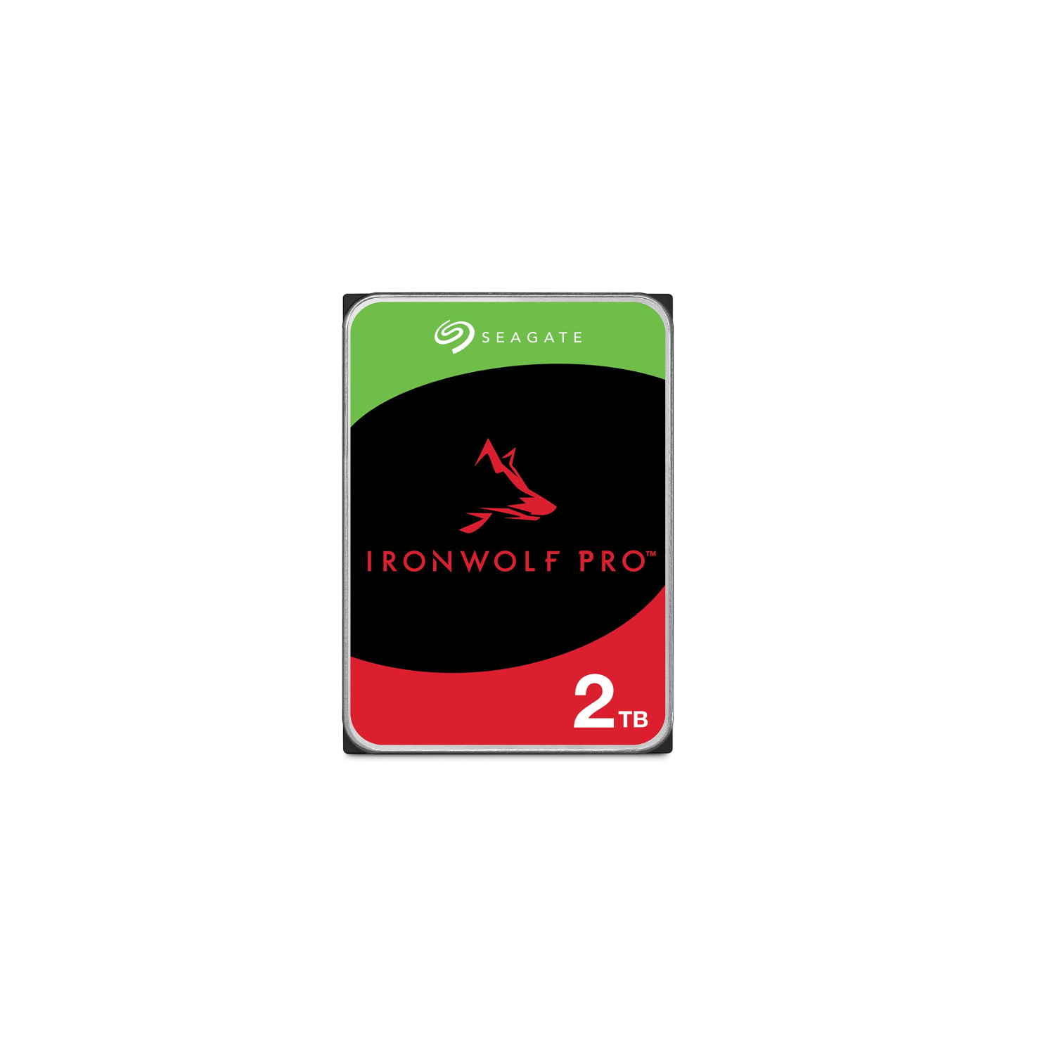 Seagate IronWolf Pro 2TB Enterprise NAS Internal HDD Hard Drive – CMR 3.5 Inch SATA 6Gb/s 7200 RPM 256MB Cache for RAID Network Attached Storage, Rescue Services - FFP (ST2000NT001