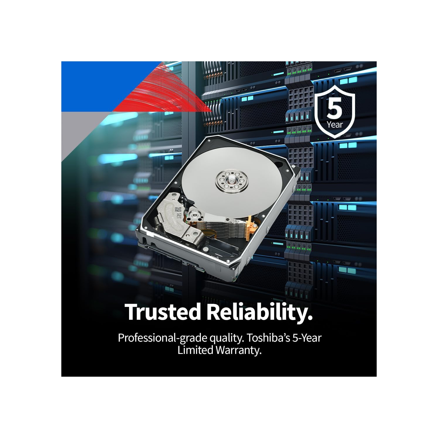 HDD de stockage en réseau interne de 3,5&nbsp;po 24&nbsp;To N300 PRO 7200 tr/min de Toshiba