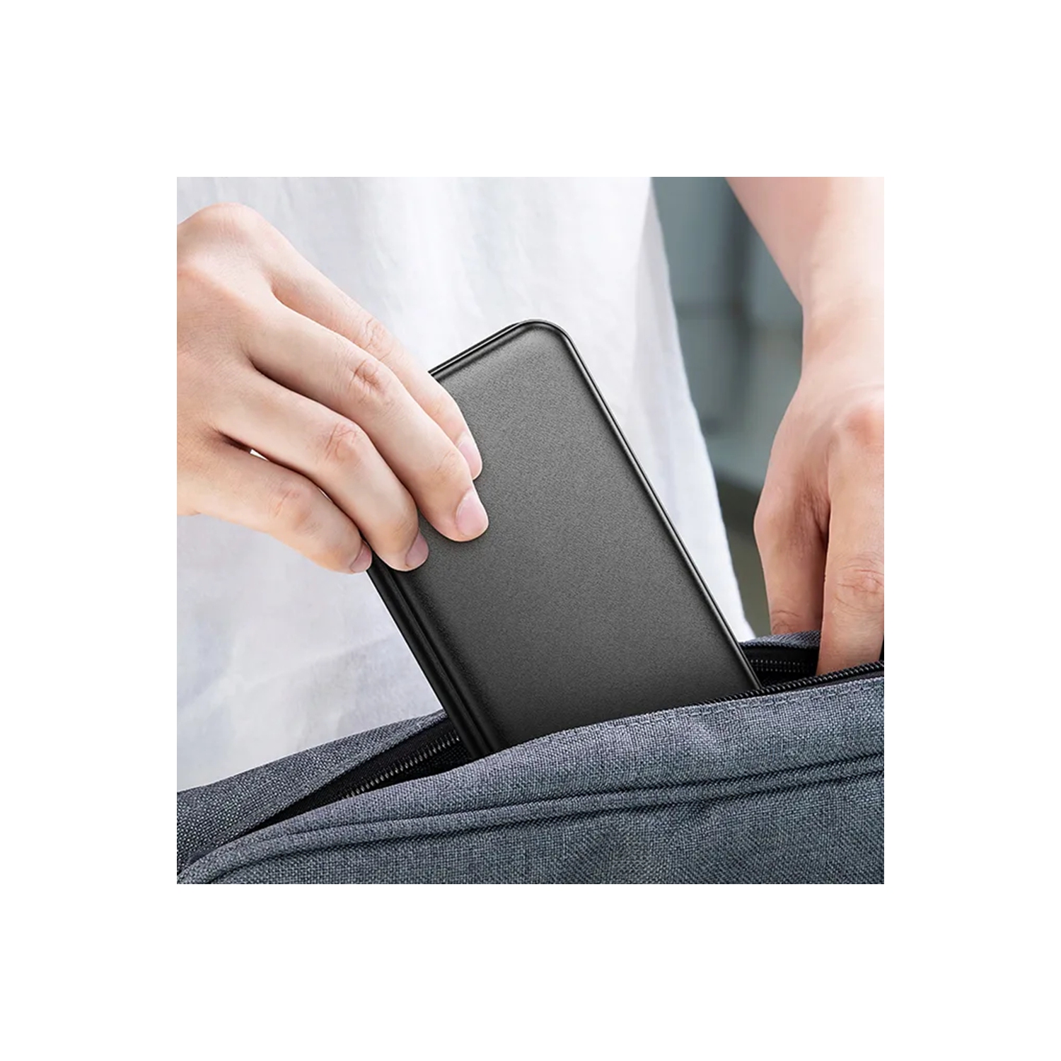 Chargeur magnétique sans fil 3-en-1 Station de recharge pliable pour Apple Watch iWatch AirPods iPhone, noir