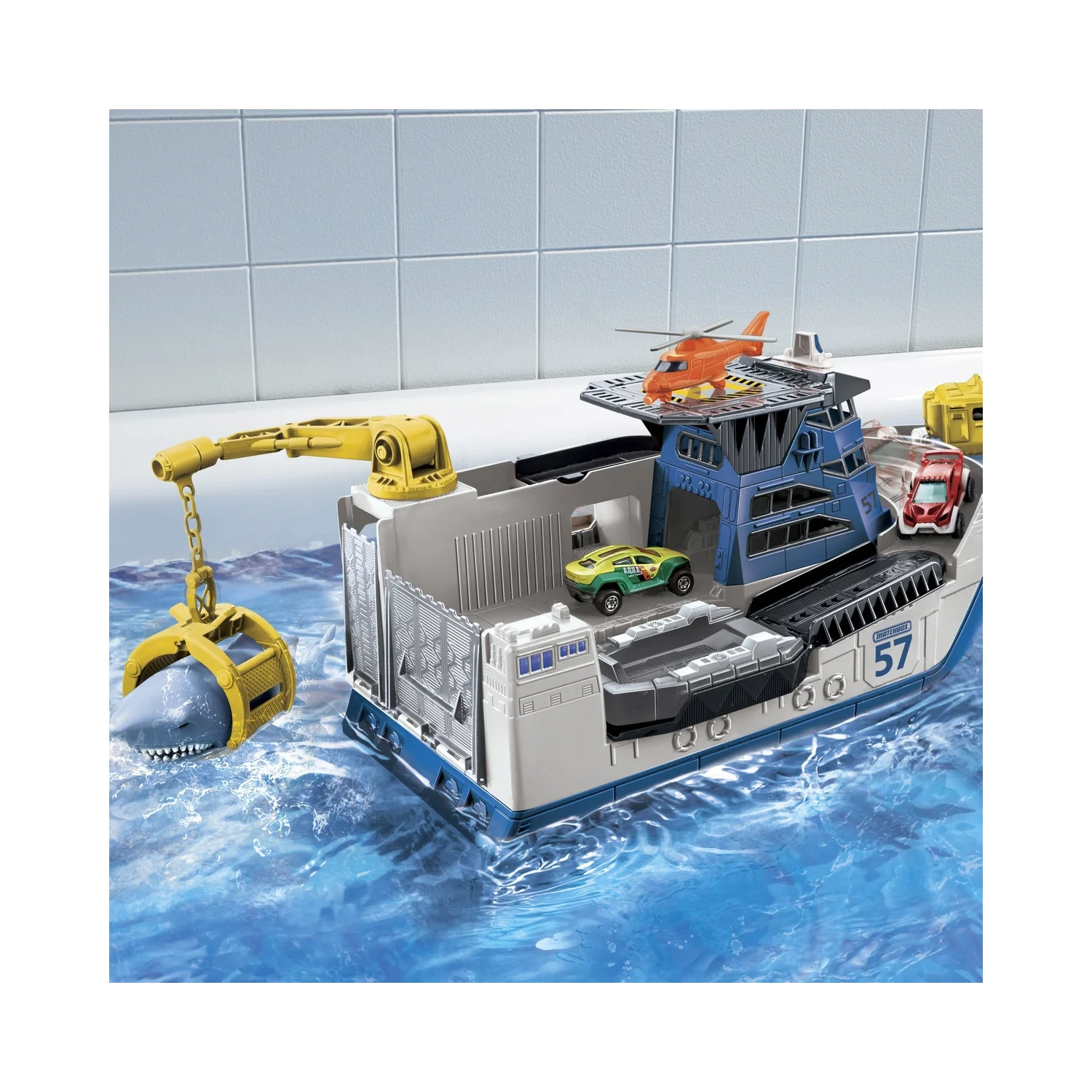 Matchbox Marine Rescue Shark Ship