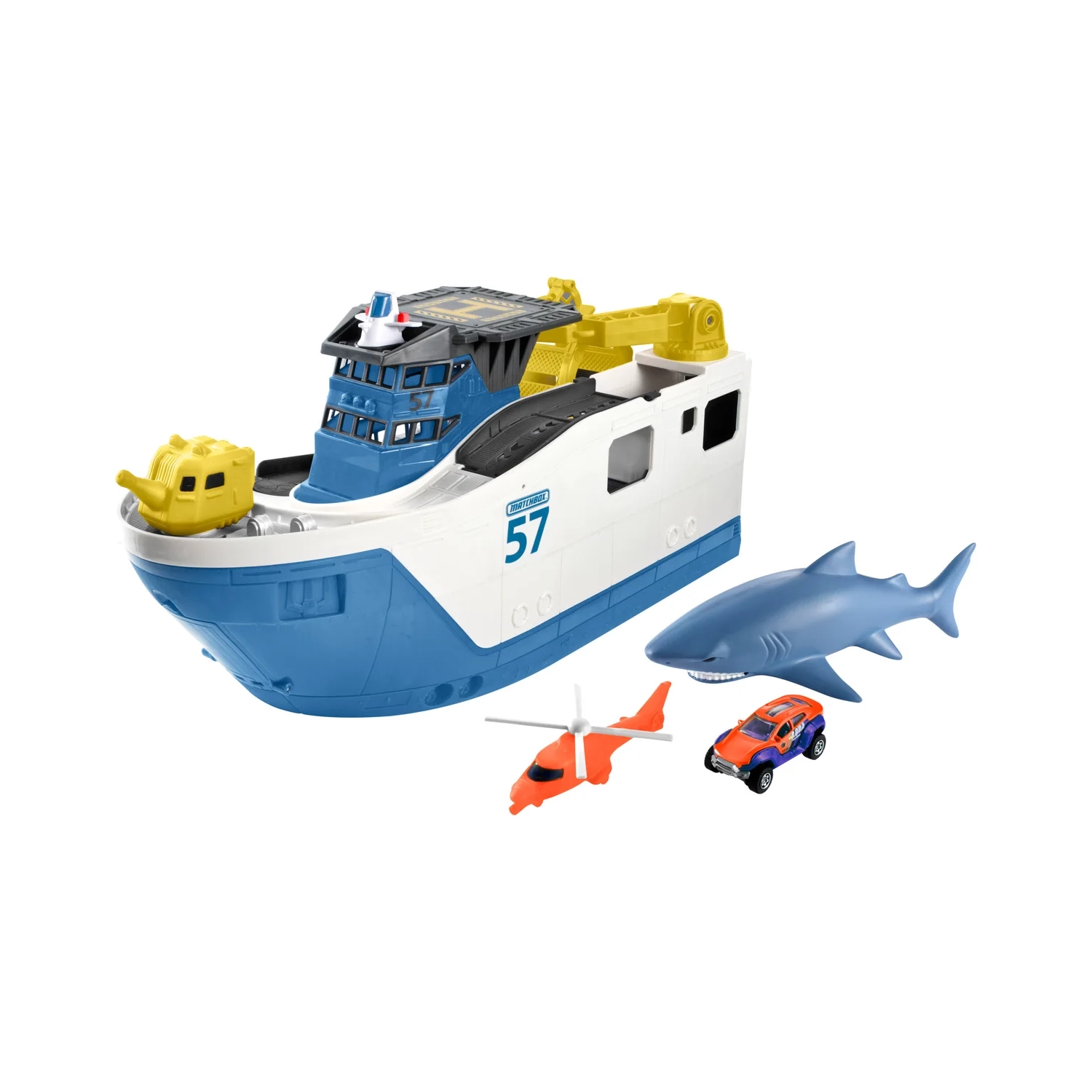 Matchbox Marine Rescue Shark Ship