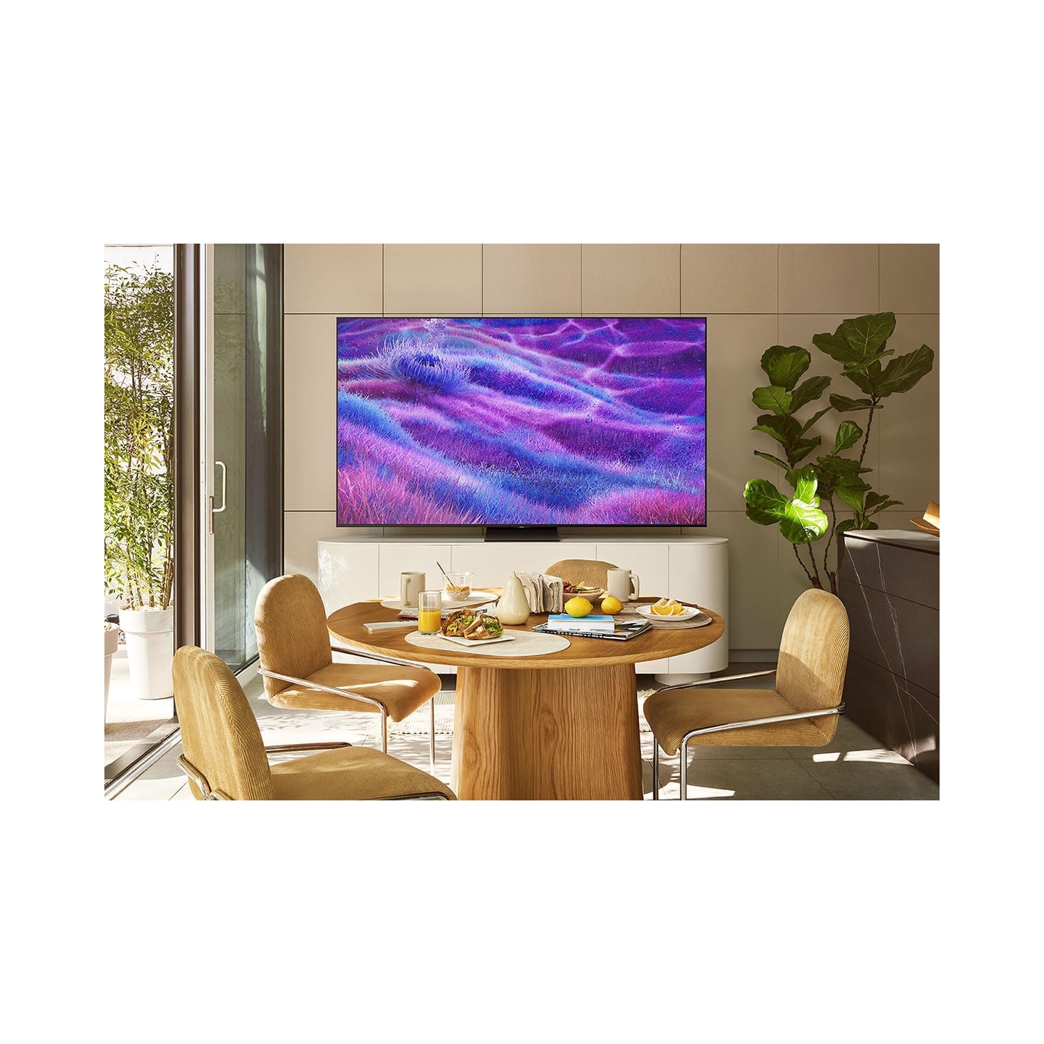 SAMSUNG 75-Inch Mini LED QN80F Neo QLED 4k Smart TV, AI Gen 2 Processor, Neo Quantum HDR, 144Hz, Q-Symphony, Dolby Atmos, Gaming Hub -