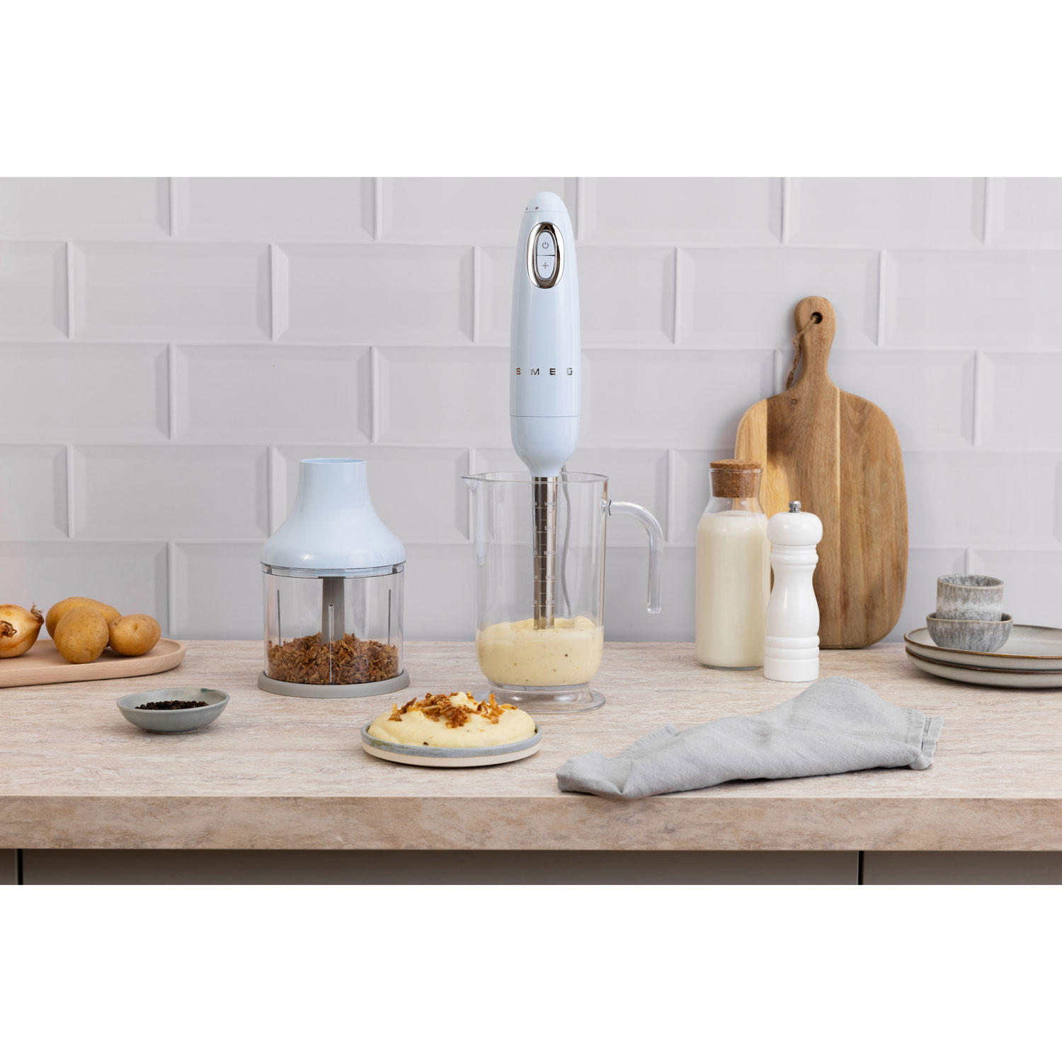 Smeg Immersion Blender - Pastel Blue