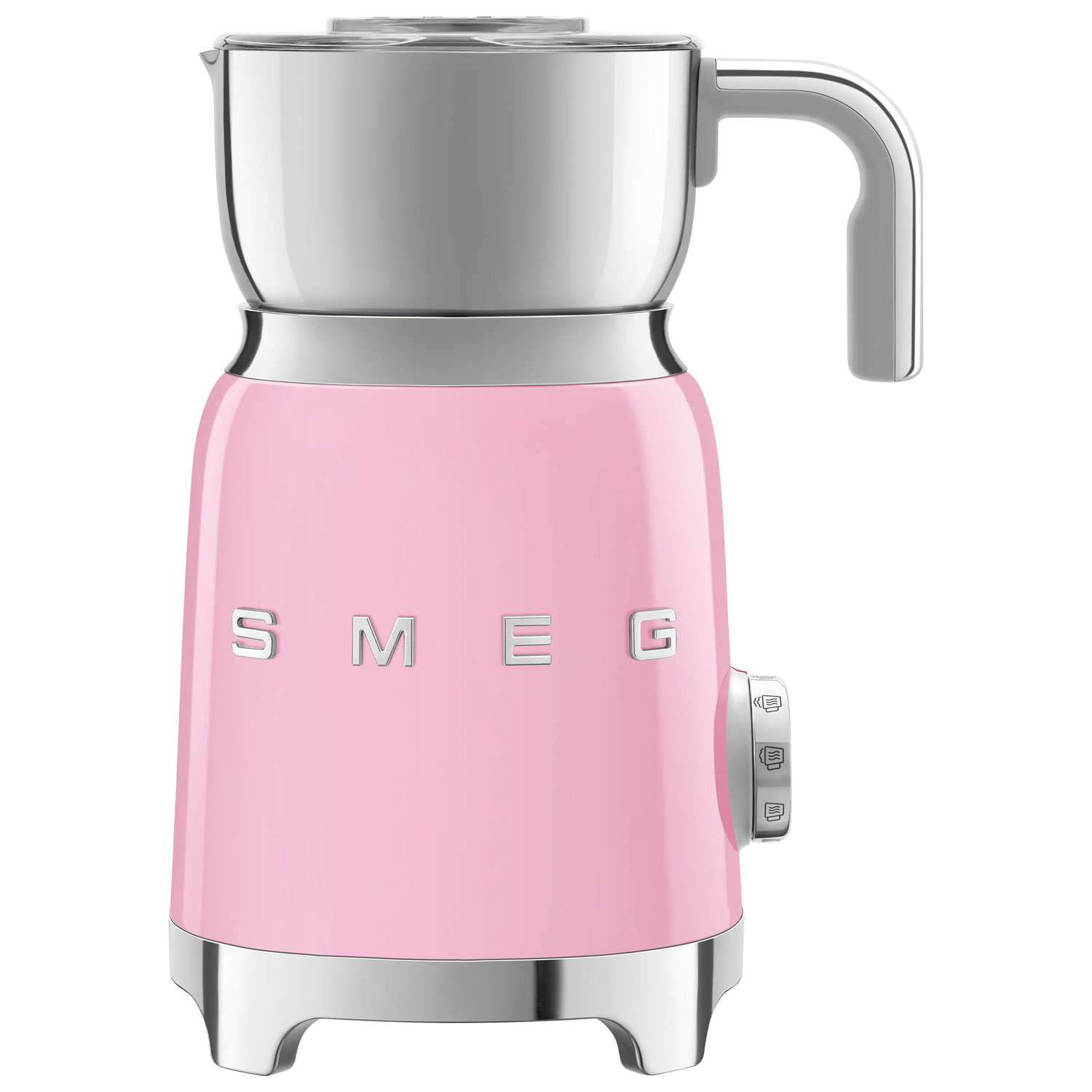 Smeg 50's Style Milk Frother - Pink