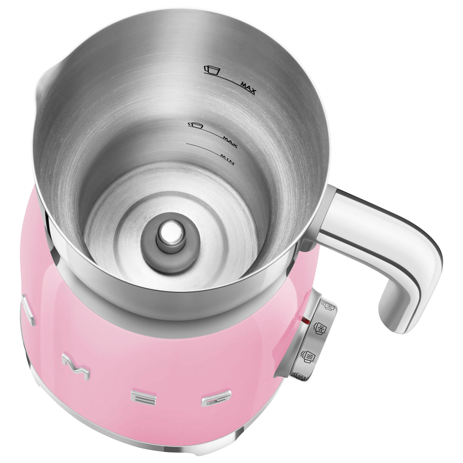 Smeg 50's Style Milk Frother - Pink