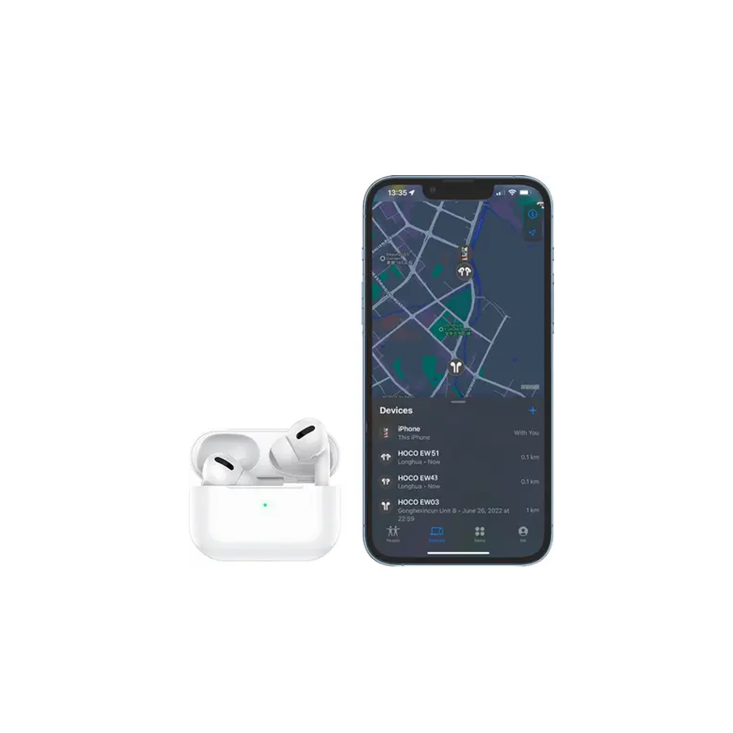 TWS True Wireless Stereo Bluetooth Earphones In-Ear Earbuds Headphones Noise Reduction with Magnetic Wireless Charging