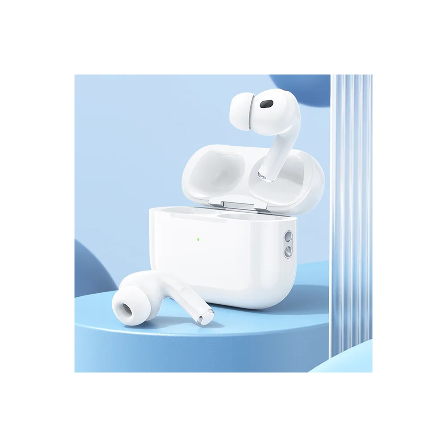 TWS True Wireless Stereo Bluetooth Earphones In-Ear Earbuds Headphones Noise Reduction with Magnetic Wireless Charging