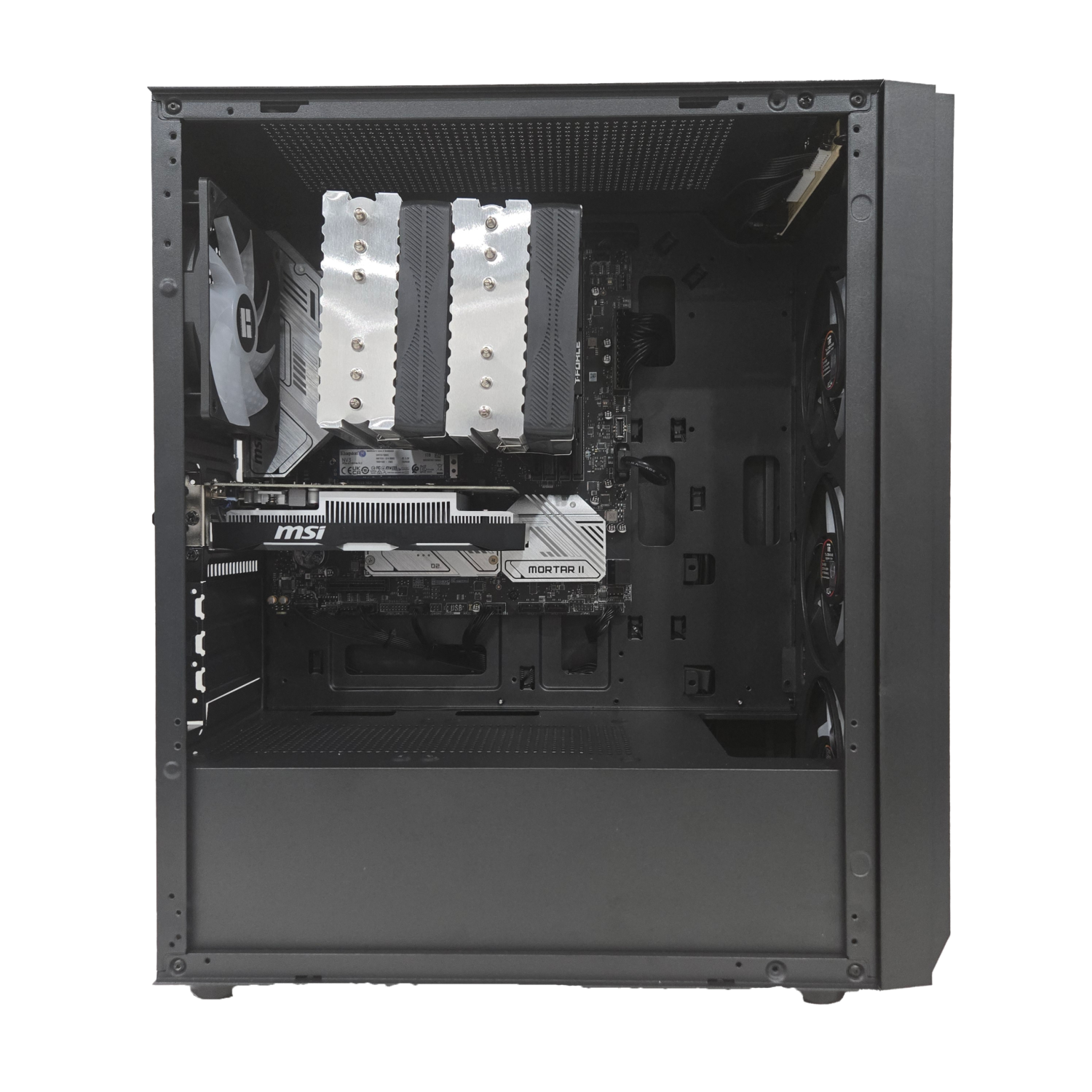 Ordinateur de jeu FunHei Tech, processeur 20 coeurs i7-14700F d'Intel, RTX 5070, 64&nbsp;Go mémoire vive DDR5 d'Intel, 2&nbsp;To disque SSD PCIe,