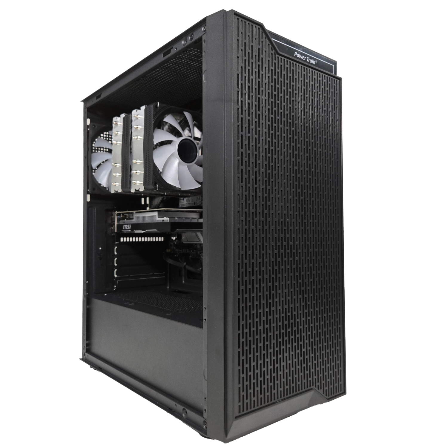 FunHei Tech Gaming PC, Intel i7-14700F 20-Core Processor, RTX 5060, 32GB DDR5 RAM, 1TB SSD, WiFi & Bluetooth, Win11 Pro, Black