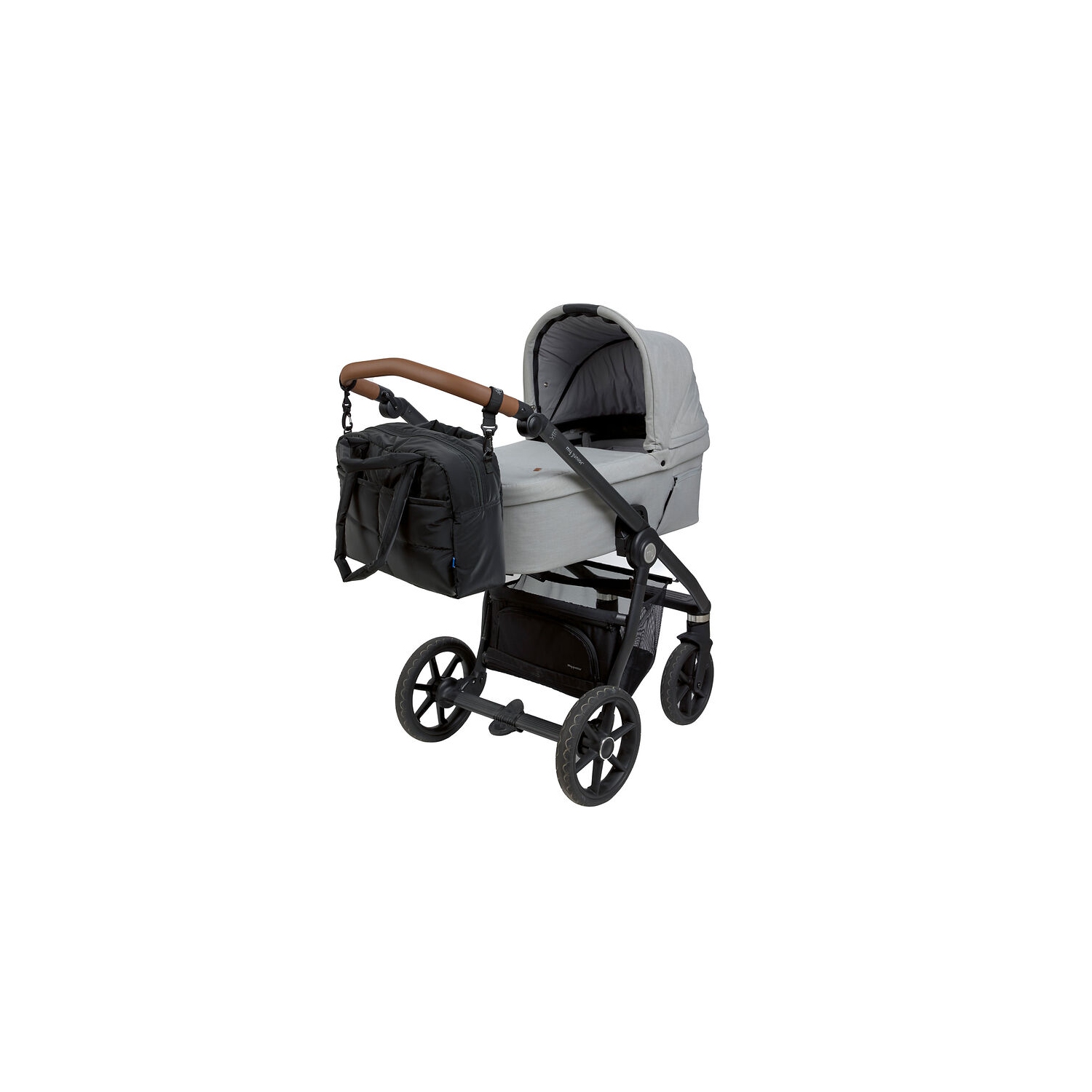 Lassig – Étiquette verte – Sac à couches – Sac de tous les jours – Noir