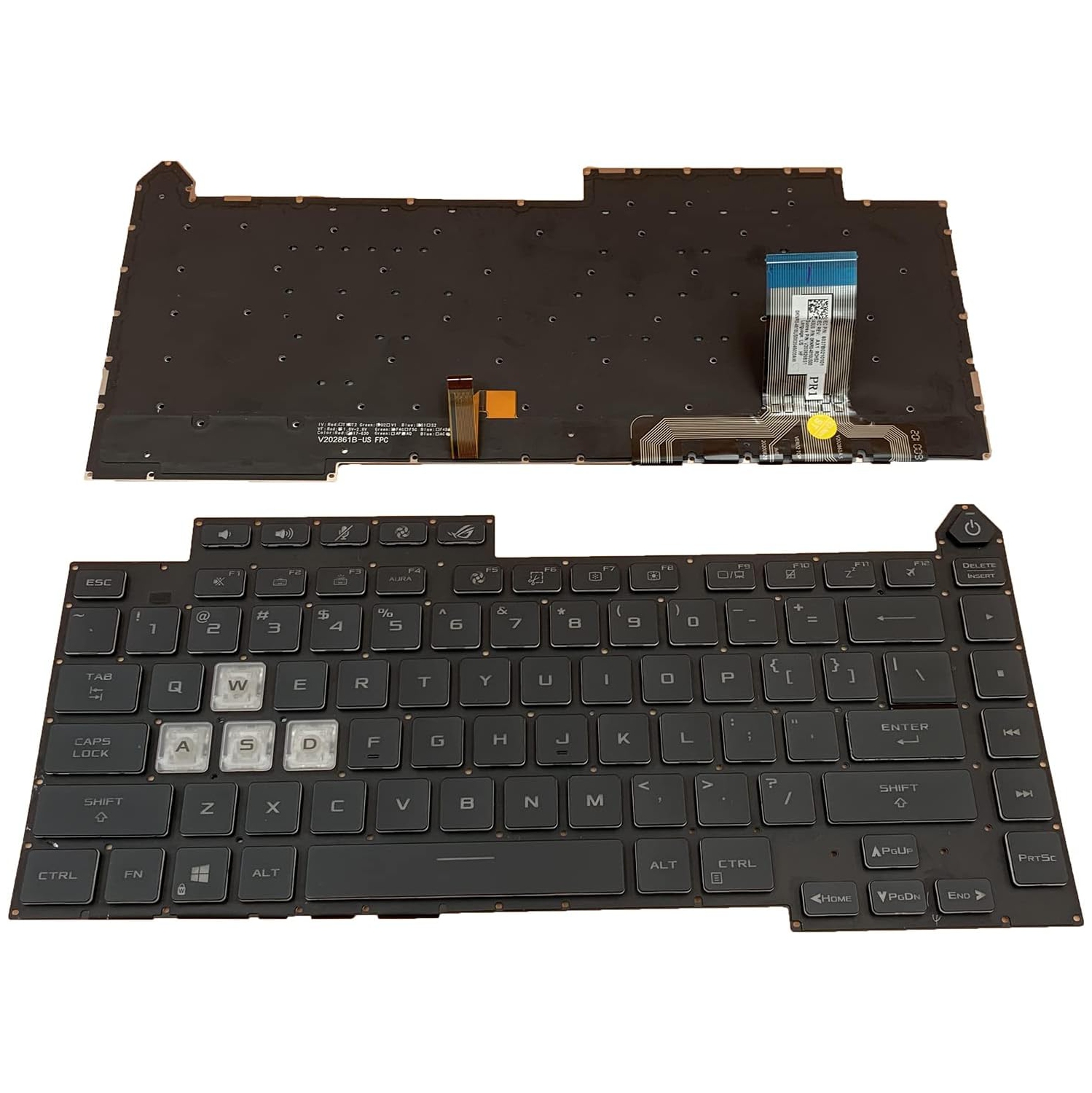 Keyboard for ASUS G513 G513I G513IC G513Q G513QC G513QY - US English RGB Backlit