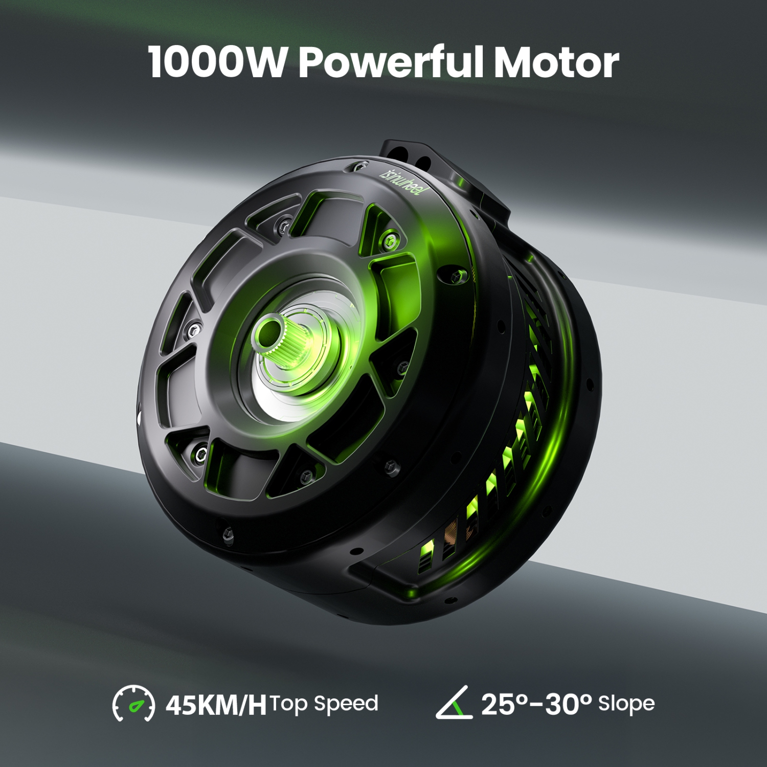 isinwheel Z1 Electric Scooter for Adults - Black