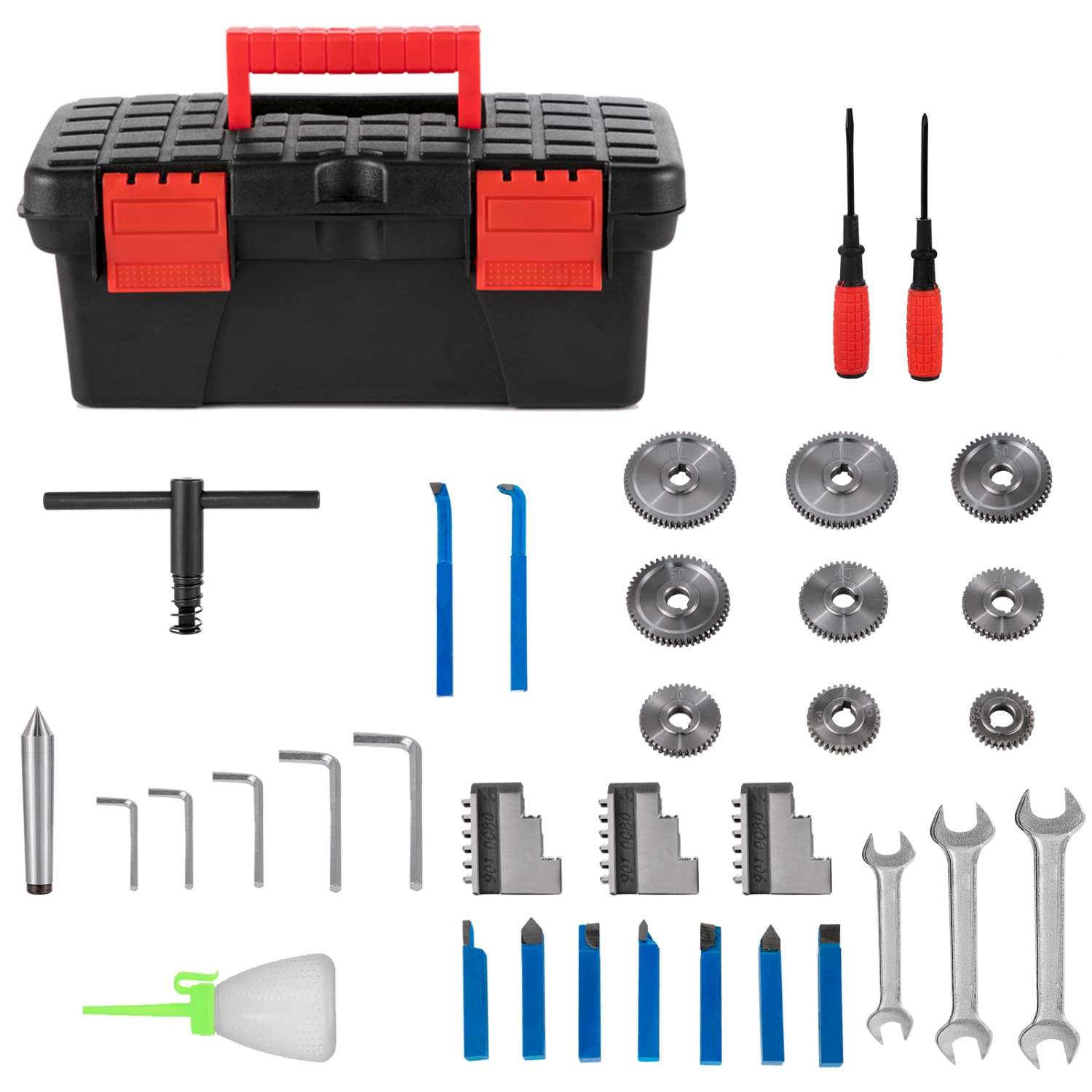 VEVOR 8"x14" Compact Metal Lathe, Adjustable Speed 2250 RPM, 650W Power, Precision Engineering Lathe for Metalworking, Ideal for Crafting Different