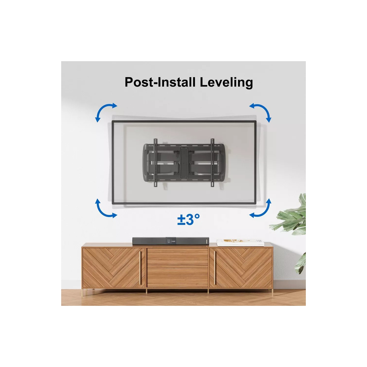 Grand support mural articulé d'ErgoAV pour téléviseur de 42 à 90&nbsp;po Expédition gratuite