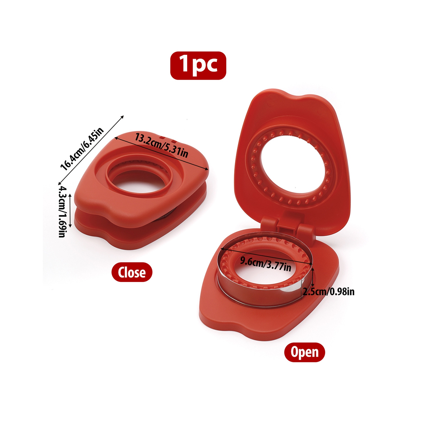 2PCS Sandwich Cutters for Little Ones Lunch,Round Sandwich Sealer Ideal for School Lunch Boxes & Bento Boxes,Sandwich Cutters for Boys & Girls