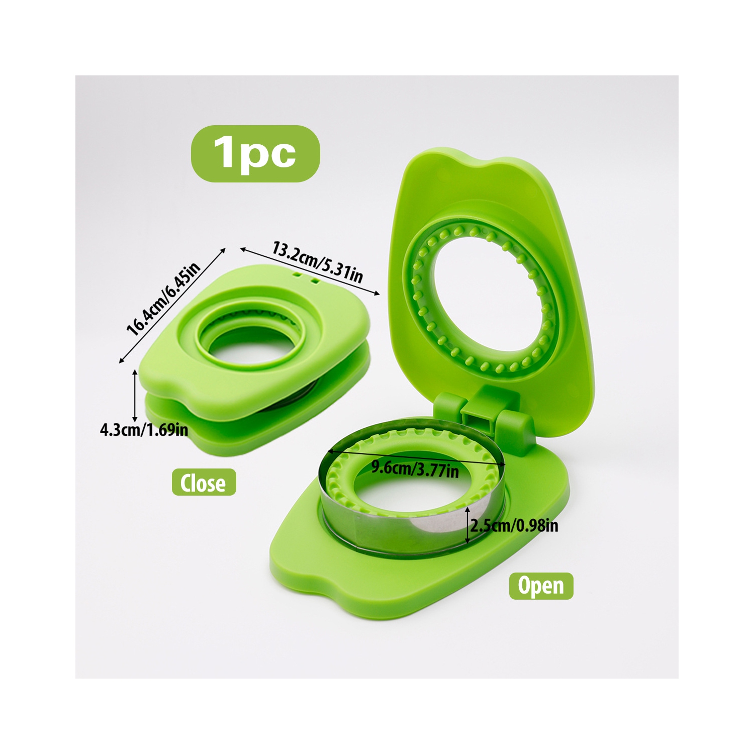 2PCS Sandwich Cutters for Little Ones Lunch,Round Sandwich Sealer Ideal for School Lunch Boxes & Bento Boxes,Sandwich Cutters for Boys & Girls