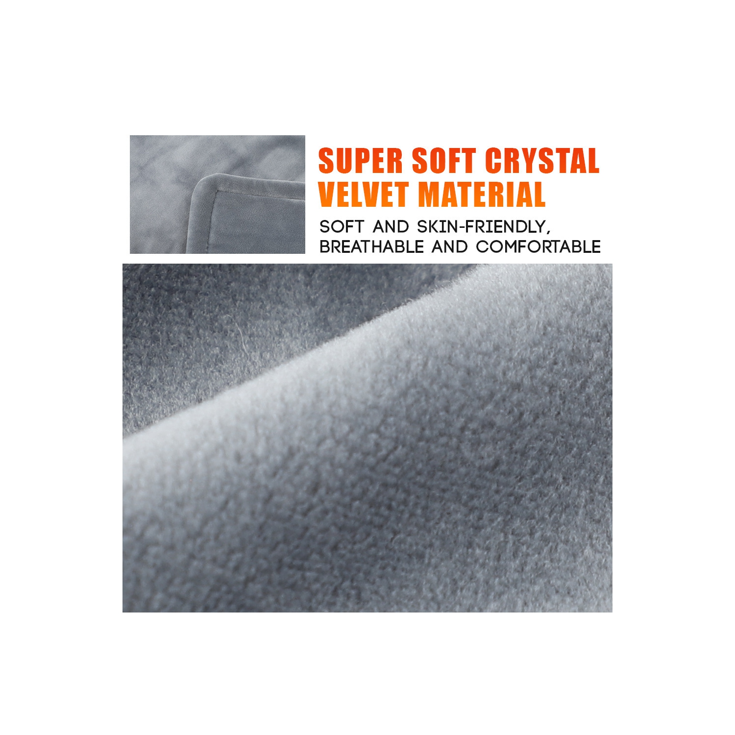 Coussin chauffant pratique Coussin chauffant 10 vitesses Contrôle de la température Châle chauffant Couvertures électriques pour épaules