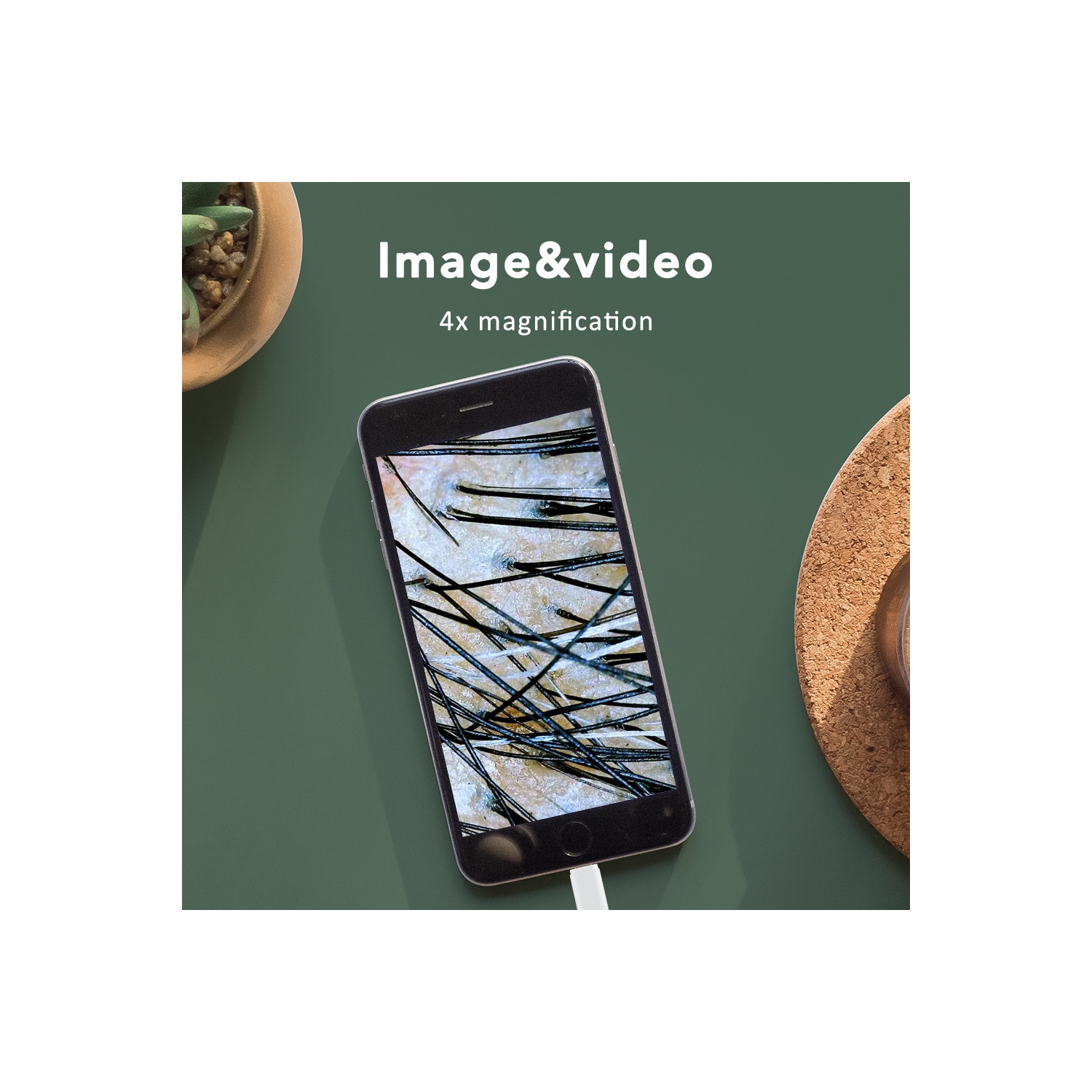 Multifunctional Scalp Skin Hair Detector Visual Skin Analyzer Machine Skin Magnifier Scalp Diagnostic Machine Microscope Skin Test