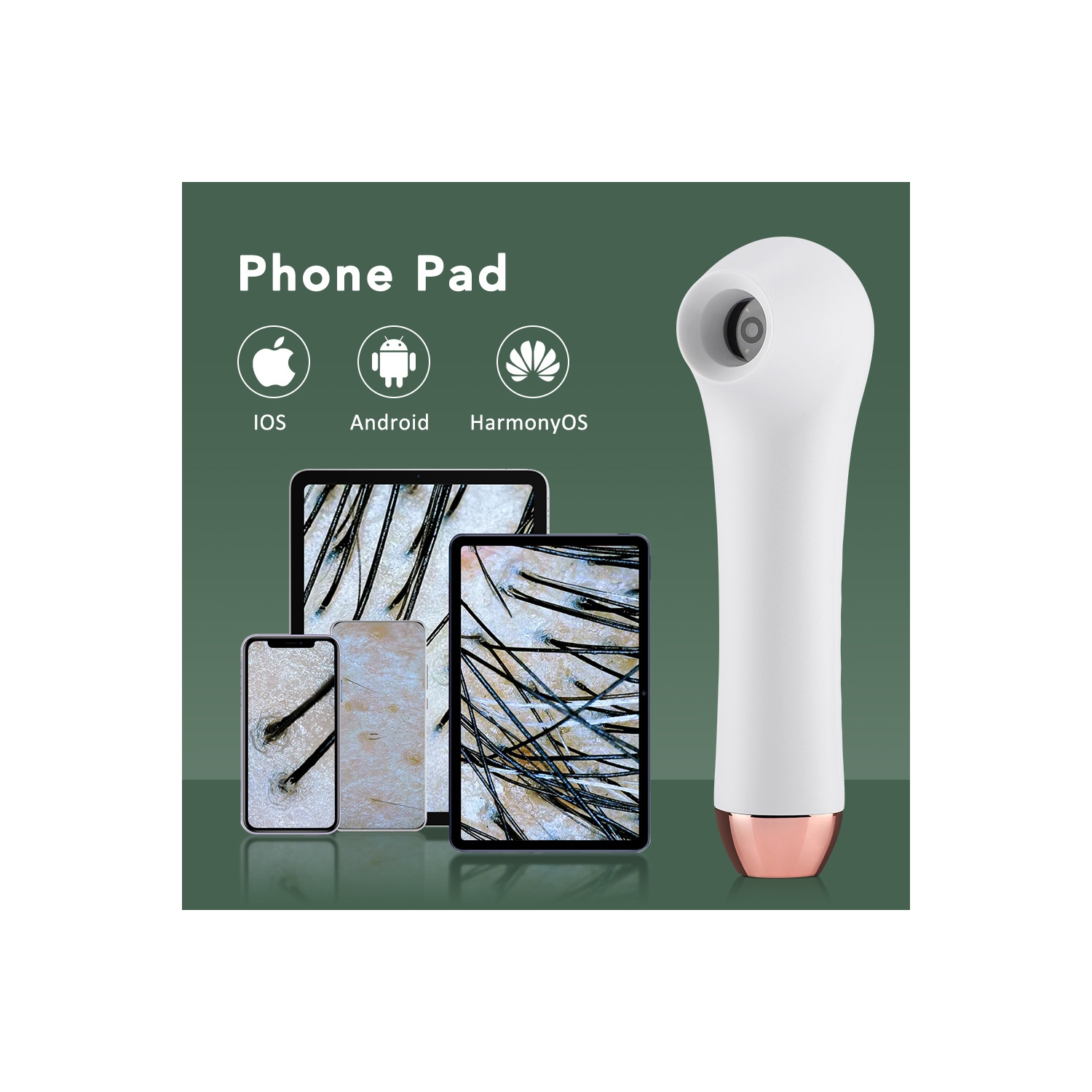 Multifunctional Scalp Skin Hair Detector Visual Skin Analyzer Machine Skin Magnifier Scalp Diagnostic Machine Microscope Skin Test