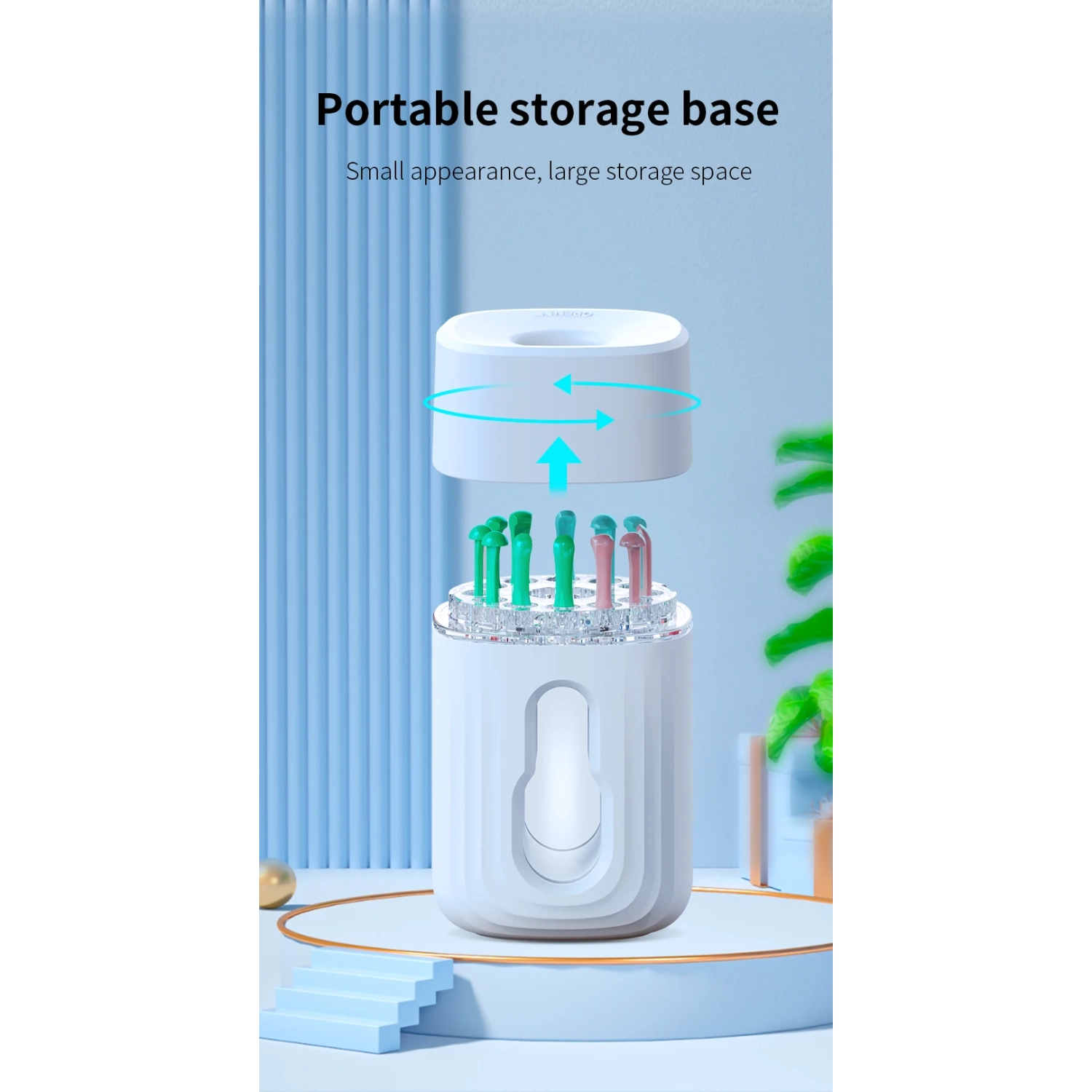 Children's visual ear pick, wireless cleaning endoscope, high-definition ear cleaning tool, earwax removal tool - black integrated spoon head with