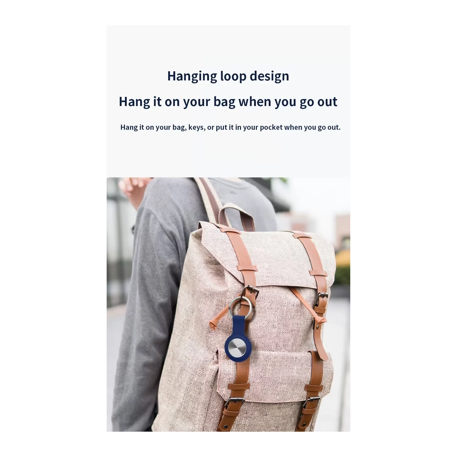 Android iOS Universal Global Locator, AIRTAG Anti-Lost Device, GPS Track Multi-personne View Pet Global Tracker, motif CD blanc électroplacage avec