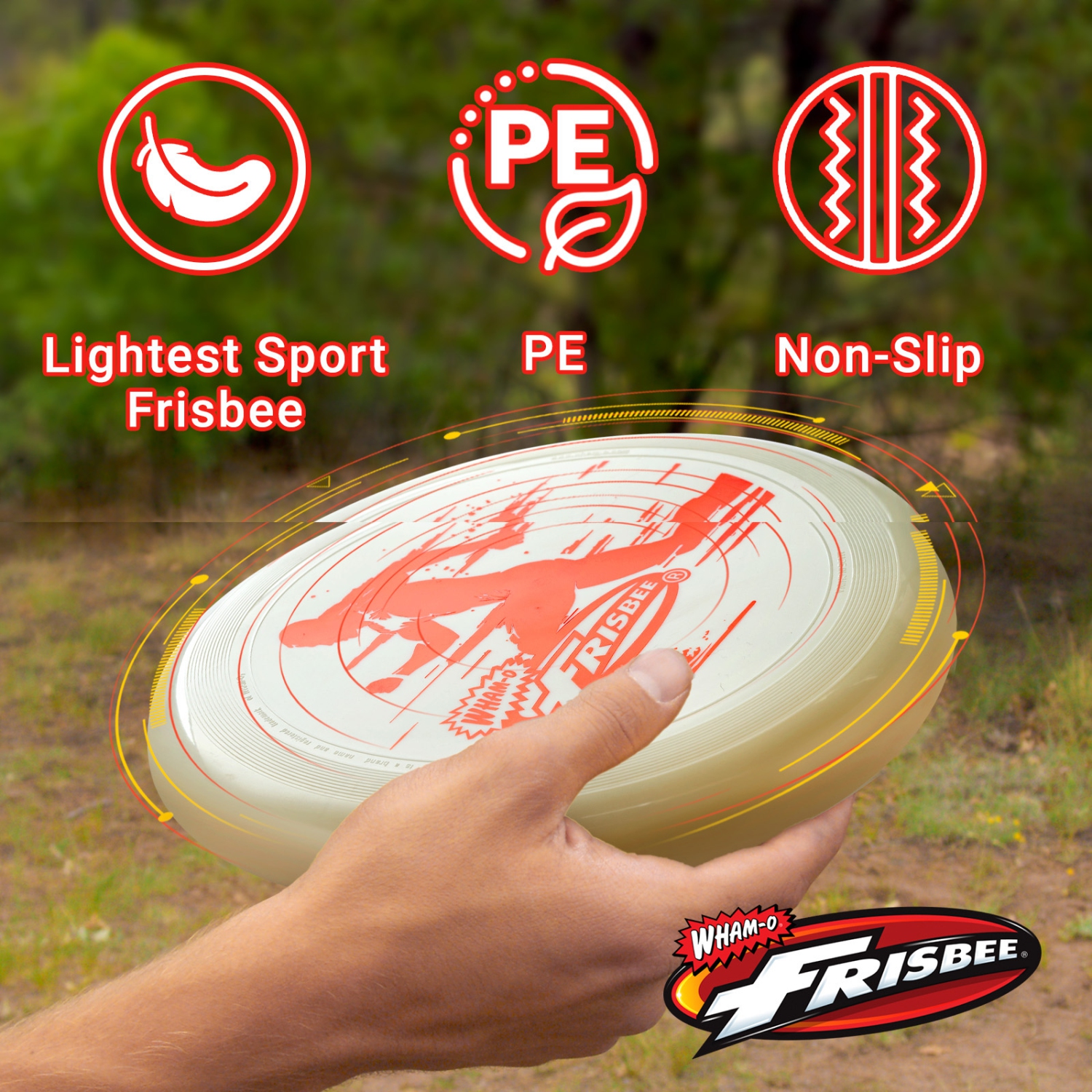 Wham-O Frisbee All Sport Disc 140g, 9.85 Inch, Durable and Non-Slip Grip for Outdoor Team Sports and Family Fun