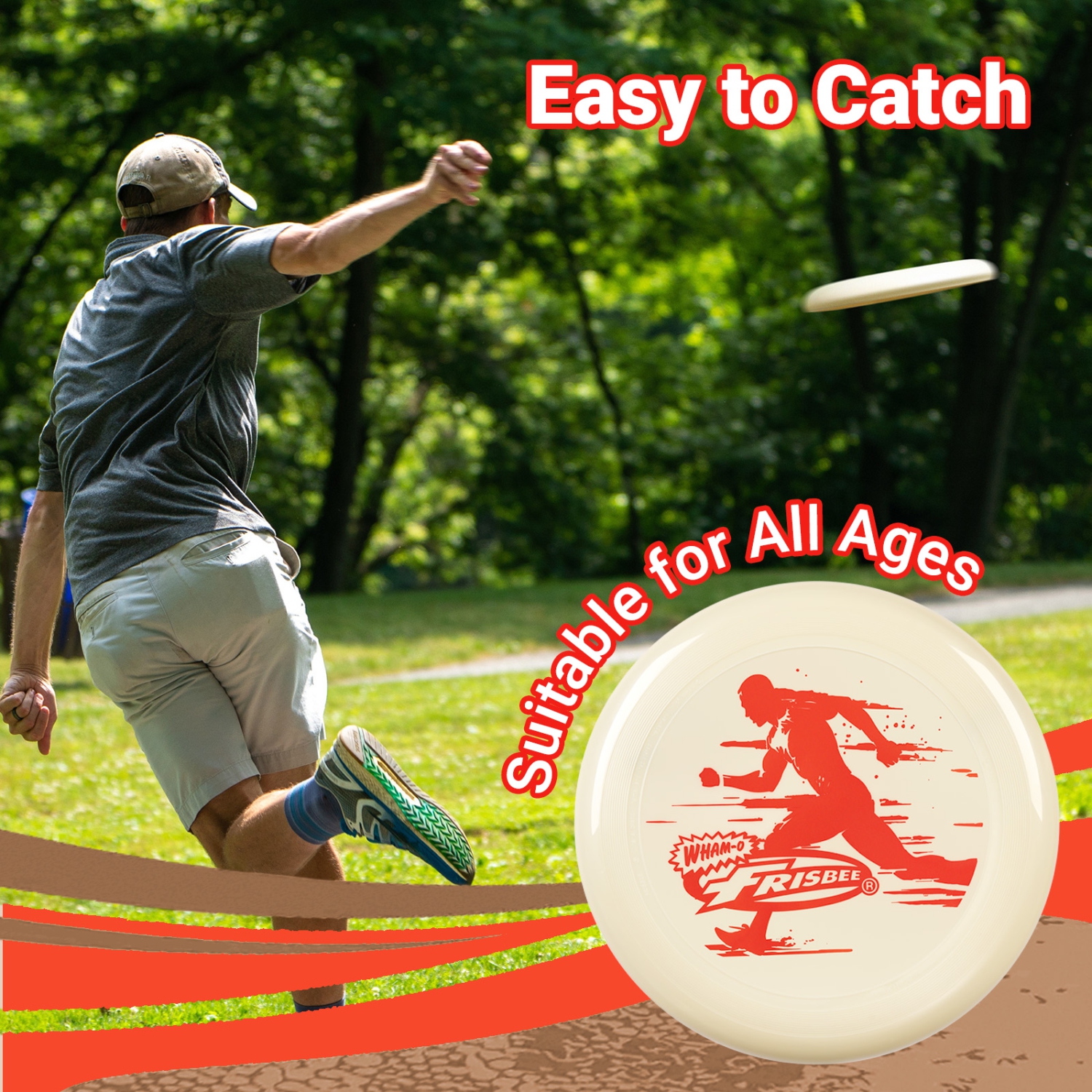 Wham-O Frisbee All Sport Disc 140g, 9.85 Inch, Durable and Non-Slip Grip for Outdoor Team Sports and Family Fun