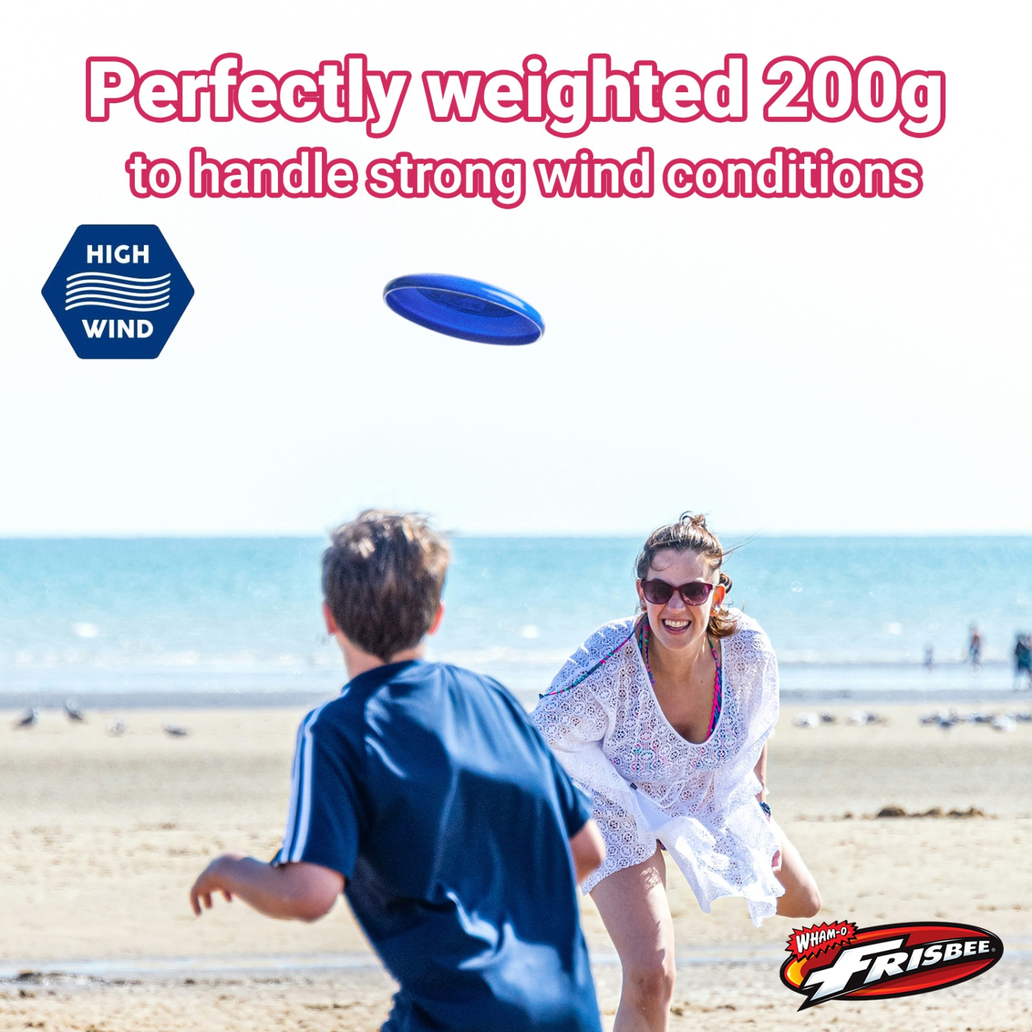Wham-O Frisbee Heavyweight 200g, 11 Inch Long Distance and Durable Disc for Outdoor Activities