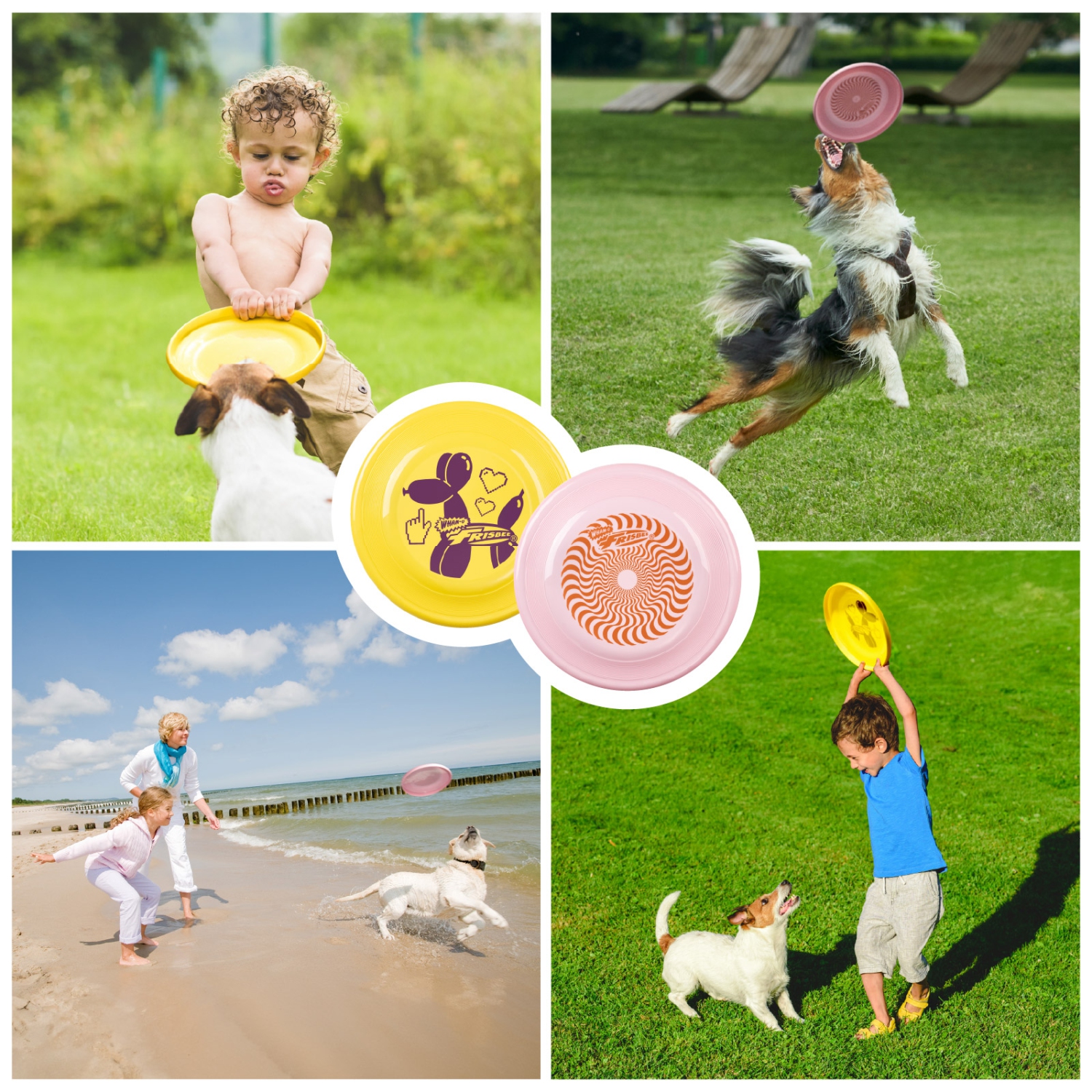 Wham-O Frisbee Fastback 2 Pack Flying Disc, 9.35 Inch Dog-friendly Lightweight Toy for Professional Players - 100g