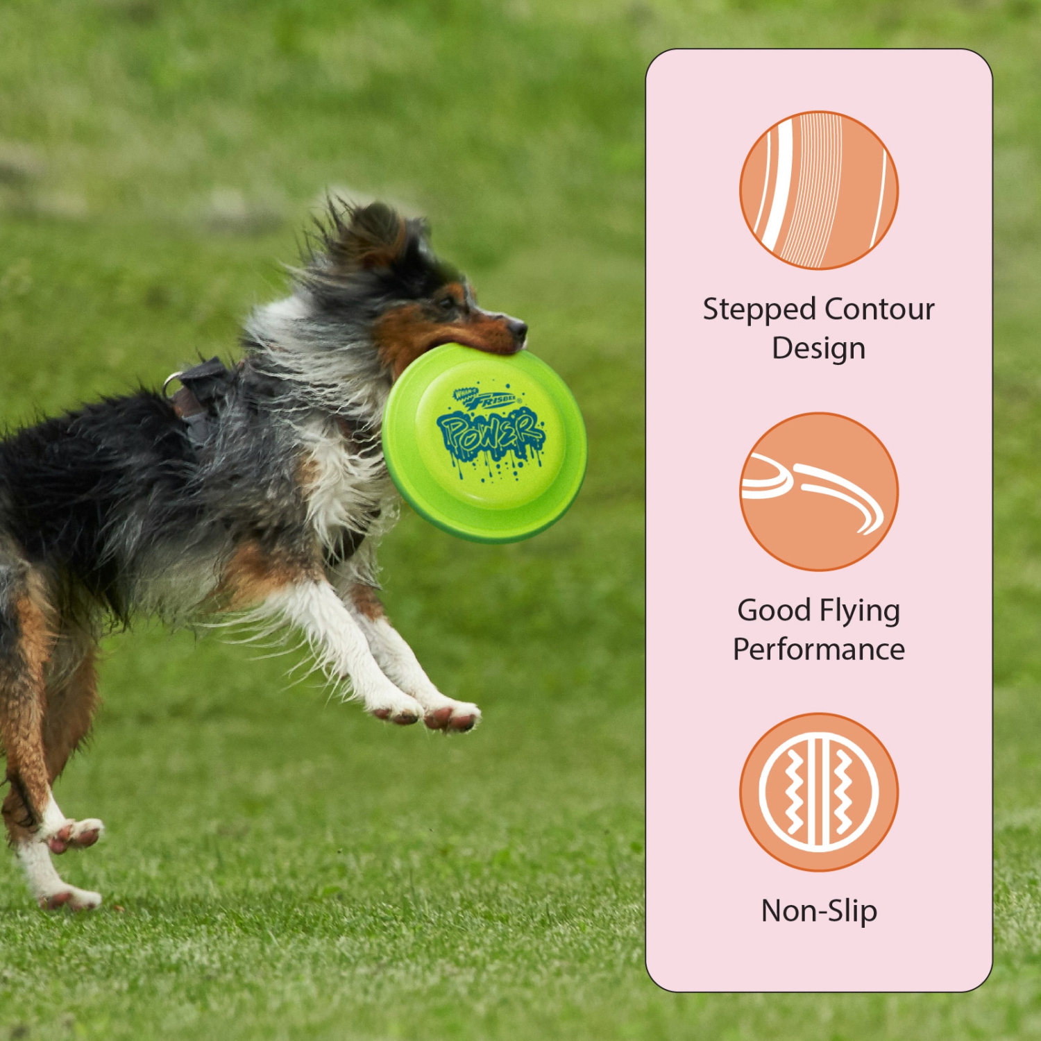Wham-O Frisbee Fastback Flying Disc, 9.35 Inch Dog-friendly Lightweight Toy for Professional Players - 100g