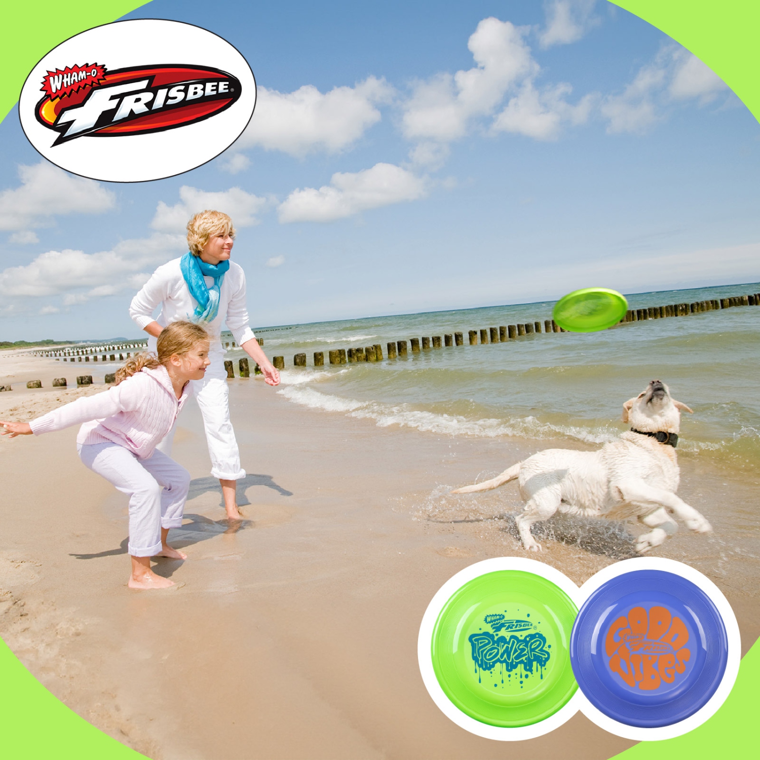 Wham-O Frisbee Fastback 2 Pack Flying Disc, 9.35 Inch Dog-friendly Lightweight Toy for Professional Players - 100g