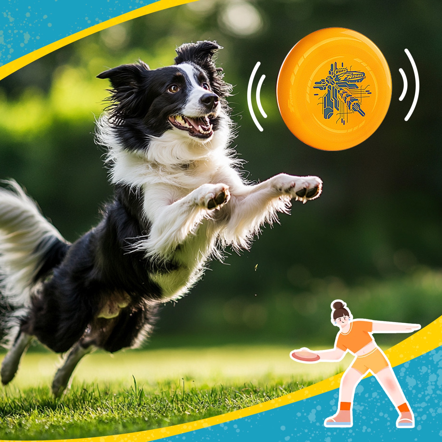 Wham-O Frisbee Go Flying Disc, 9 Inch Lightweight Toy for Beginners Outdoor Beach Park Backyard Game - 70g