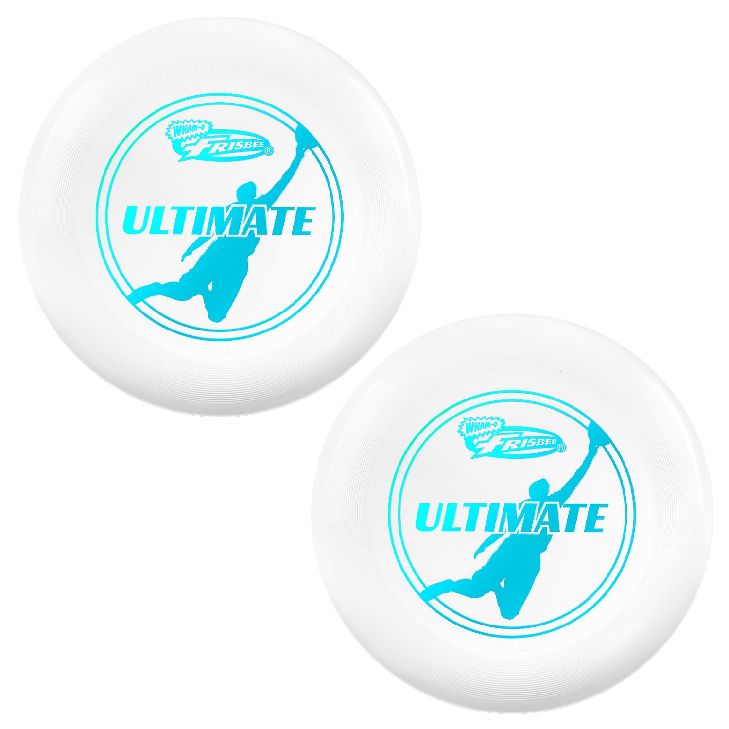 Wham-O Frisbee Official Ultimate 175g Flying Disc, 10.75 Inch, for Competition and Professional Training - 2 Pack
