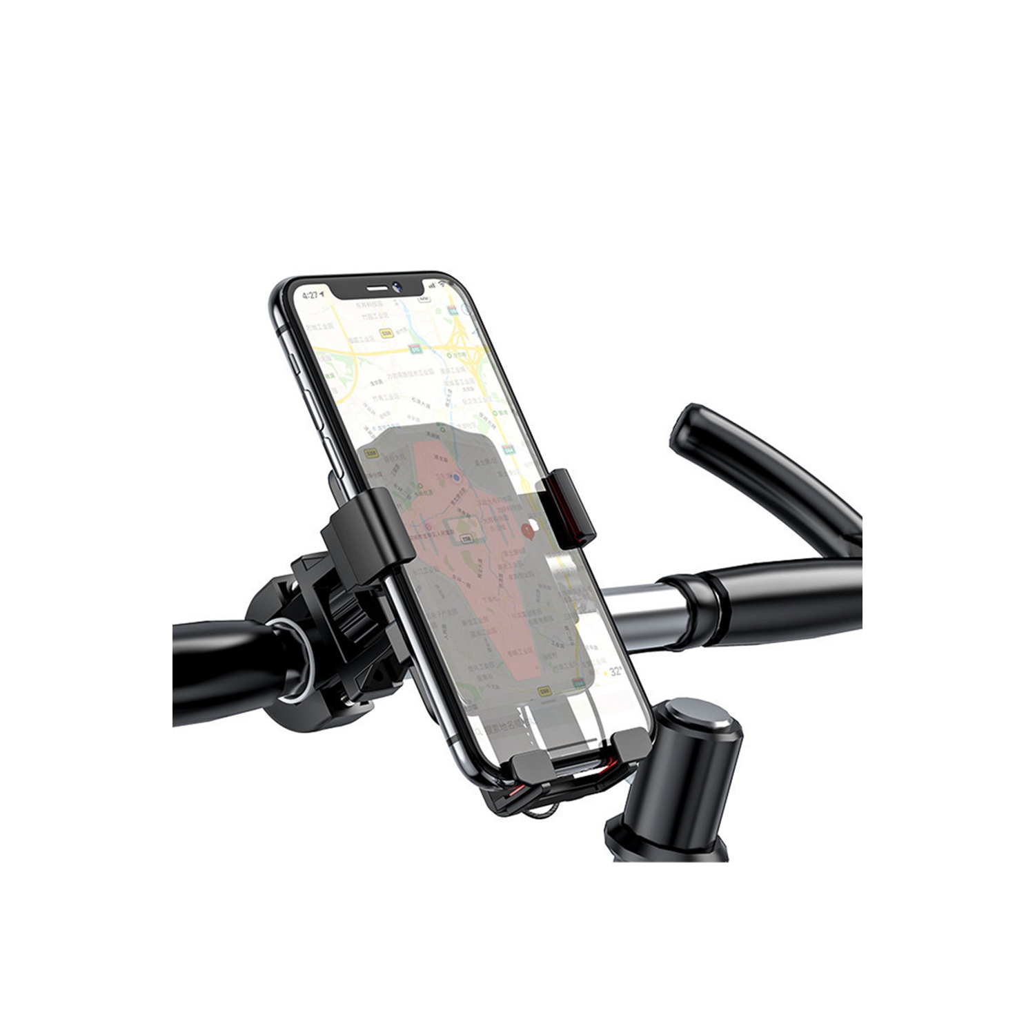 Rotatable Hands Free Adjustable Handlebar Cell Phone Holder Mount for Bicycle Bike Motorcycle Stroller
