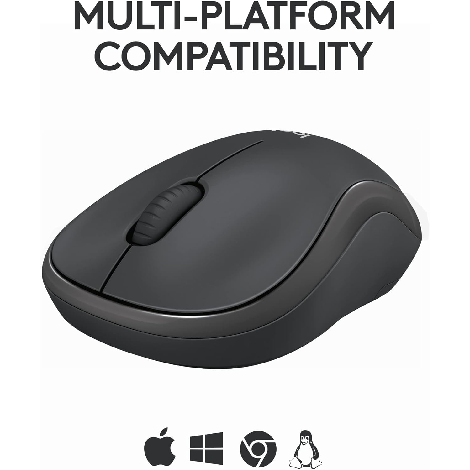 Remis à neuf Souris Bluetooth sans fil compacte M240 Silent de Logitech Batterie de 18 mois à suivi fluide pour Windows, Mac, Chrome, compatible avec
