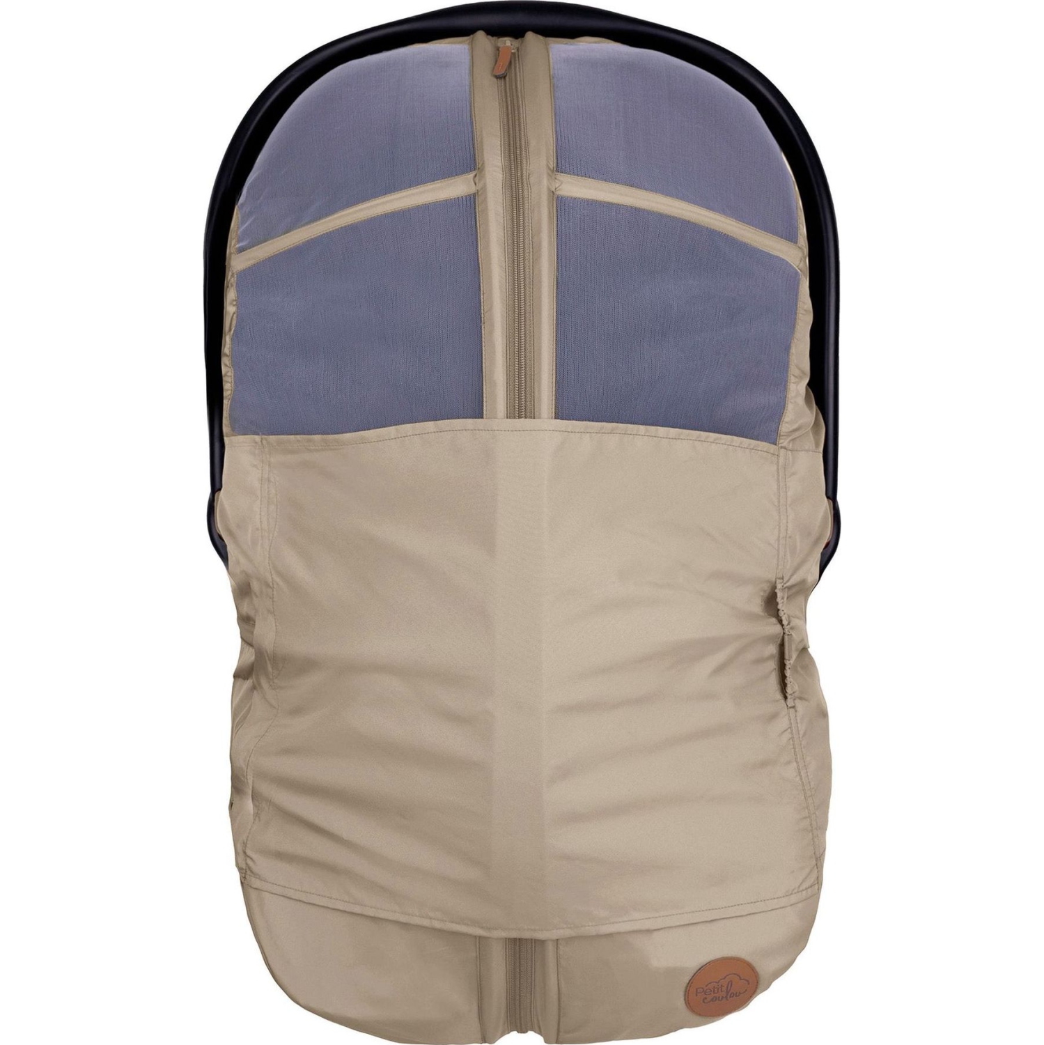 Petit Coulou Summer Cover for Infant Car Seats - Biscotti