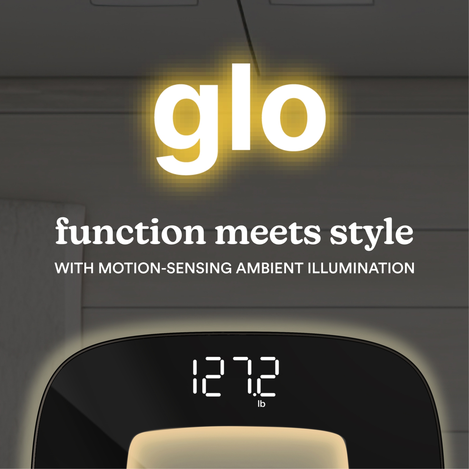 Homedics Glo Digital Bath Scale with Motion Sensing Light