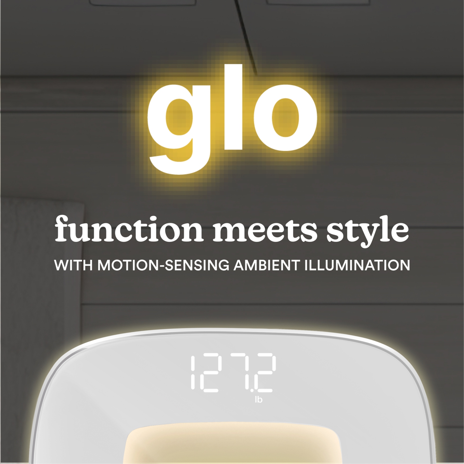 Homedics Glo Digital Bath Scale with Motion Sensing Light