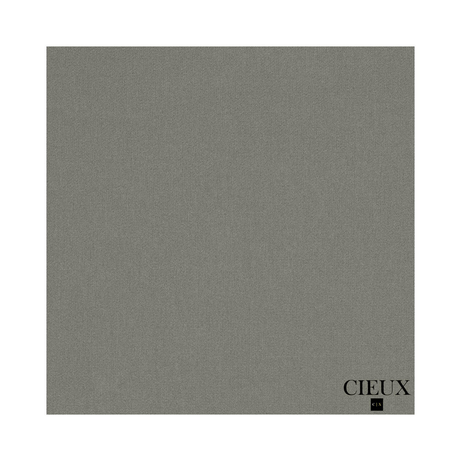 Pouf de jardin en osier Riviera de CIEUX gris avec coussins en toile anthracite Sunbrella