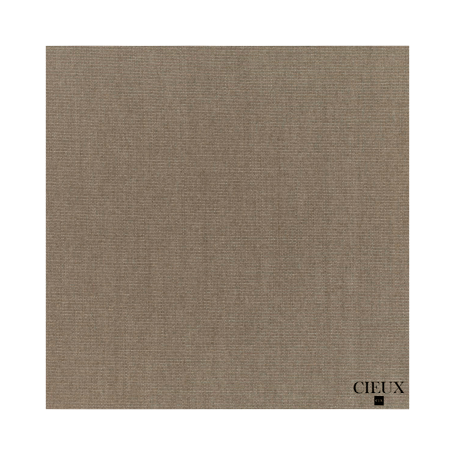 CIEUX Valence&nbsp;Outdoor&nbsp;Patio Wicker Loveseat in Brown with Sunbrella Canvas Taupe Cushions