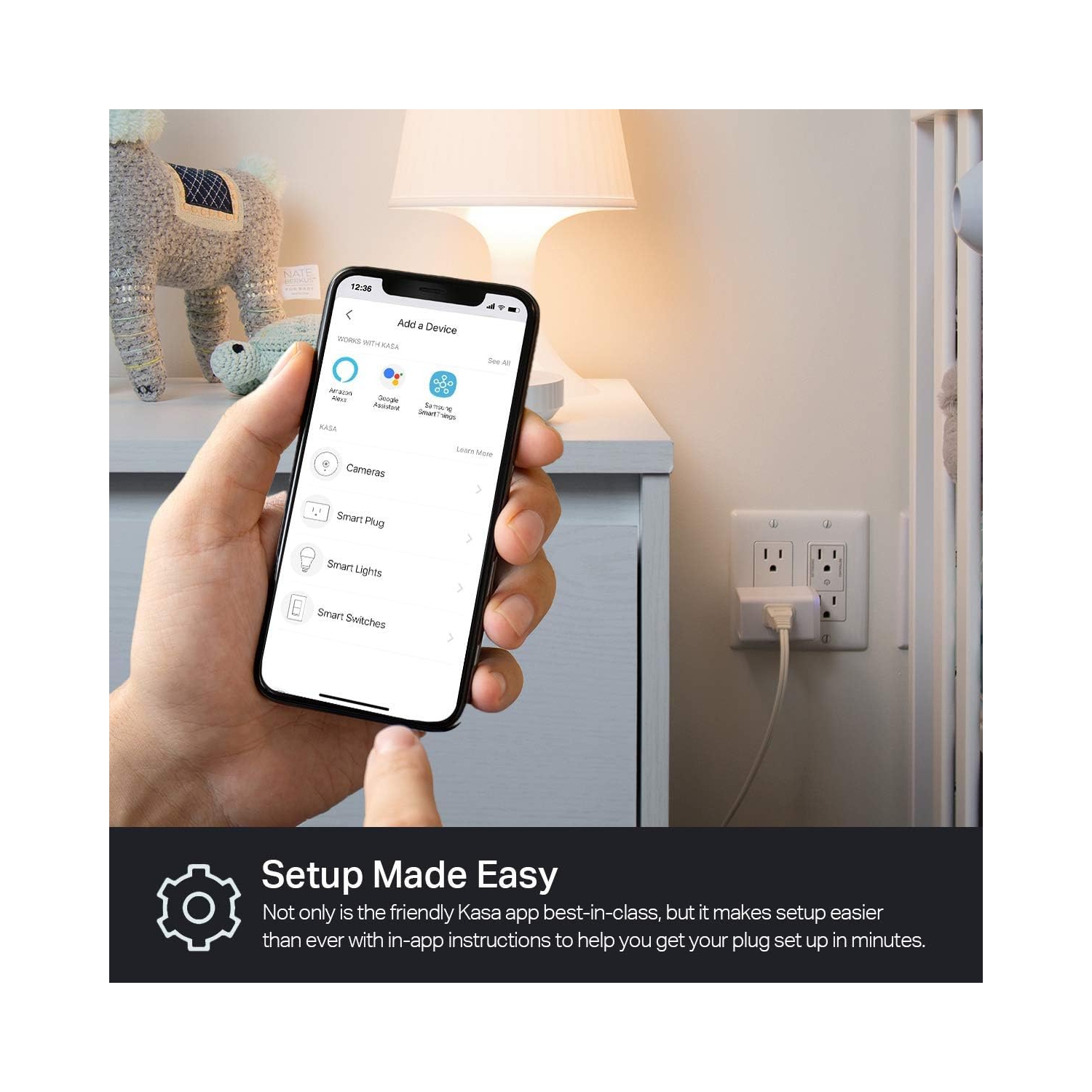 Smart Plug Mini by TP-Link - Smart Home WiFi Outlet Works with Alexa, Echo and Google Home, No Hub Required, Remote Control, 2.4GHz WiFi Required, 15